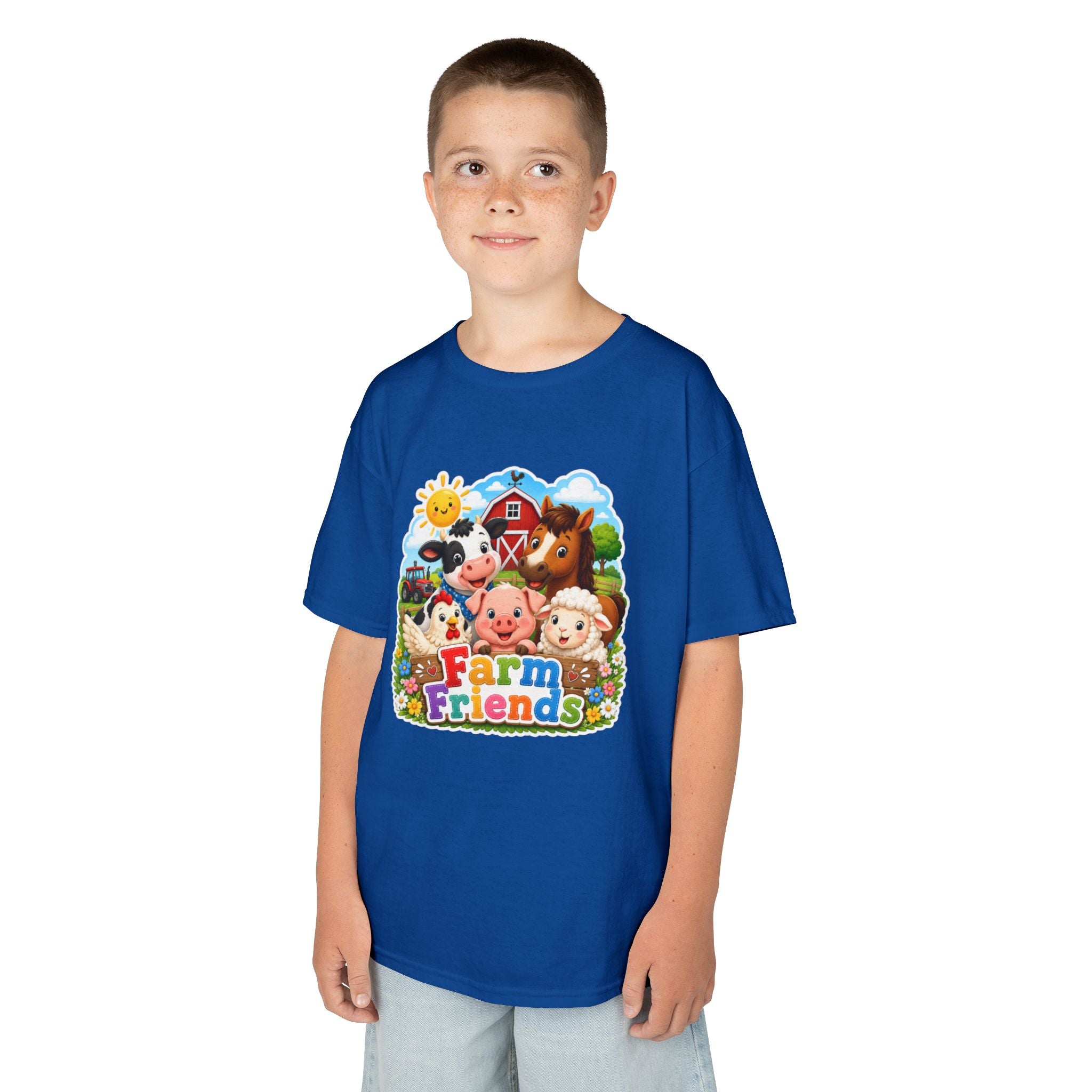 Kids Farm Friends T‑Shirt — Cute Barnyard Animals Graphic Tee