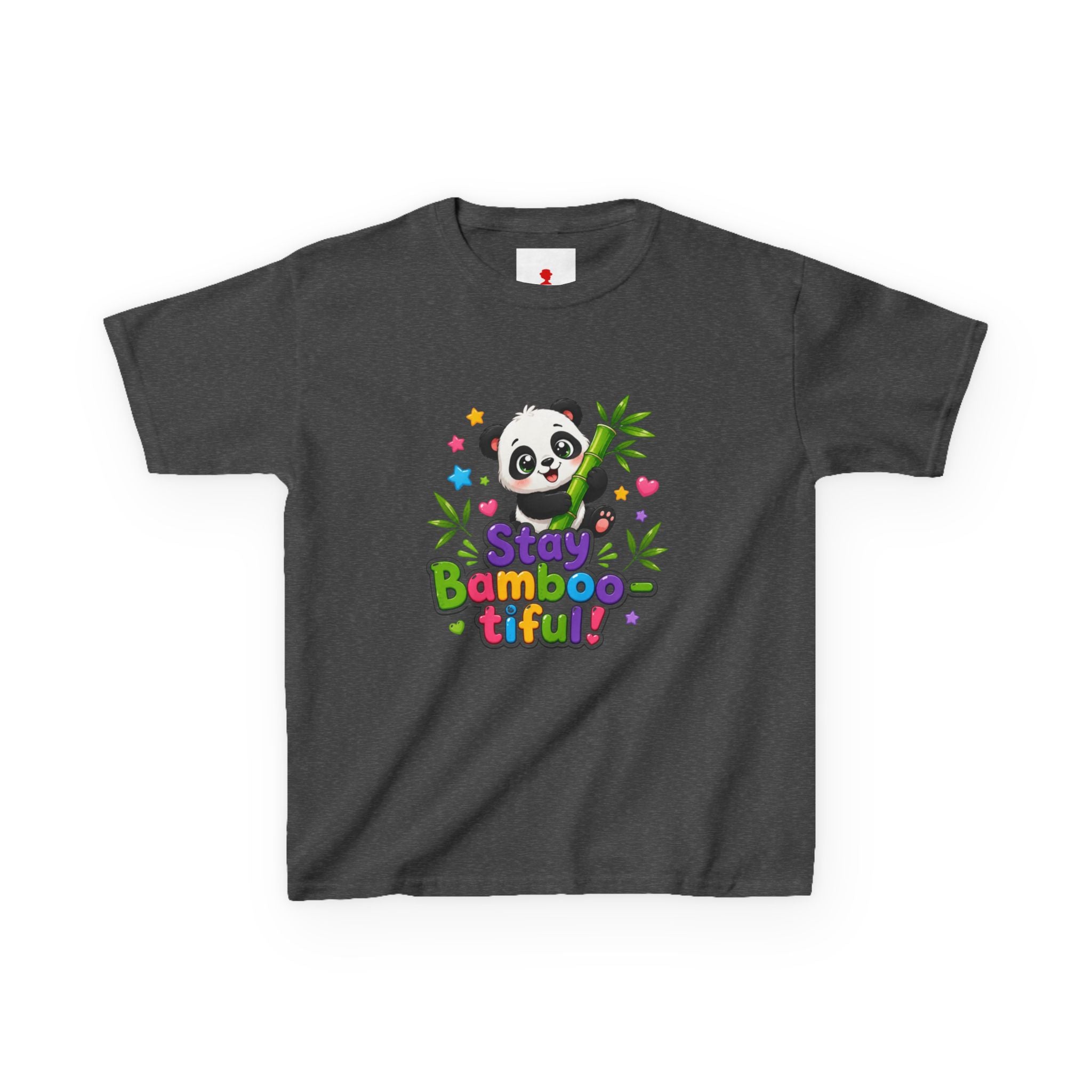 Kids Panda 'Stay Bambootiful!' T-Shirt — Cute Bamboo Forest Tee for Boys & Girls