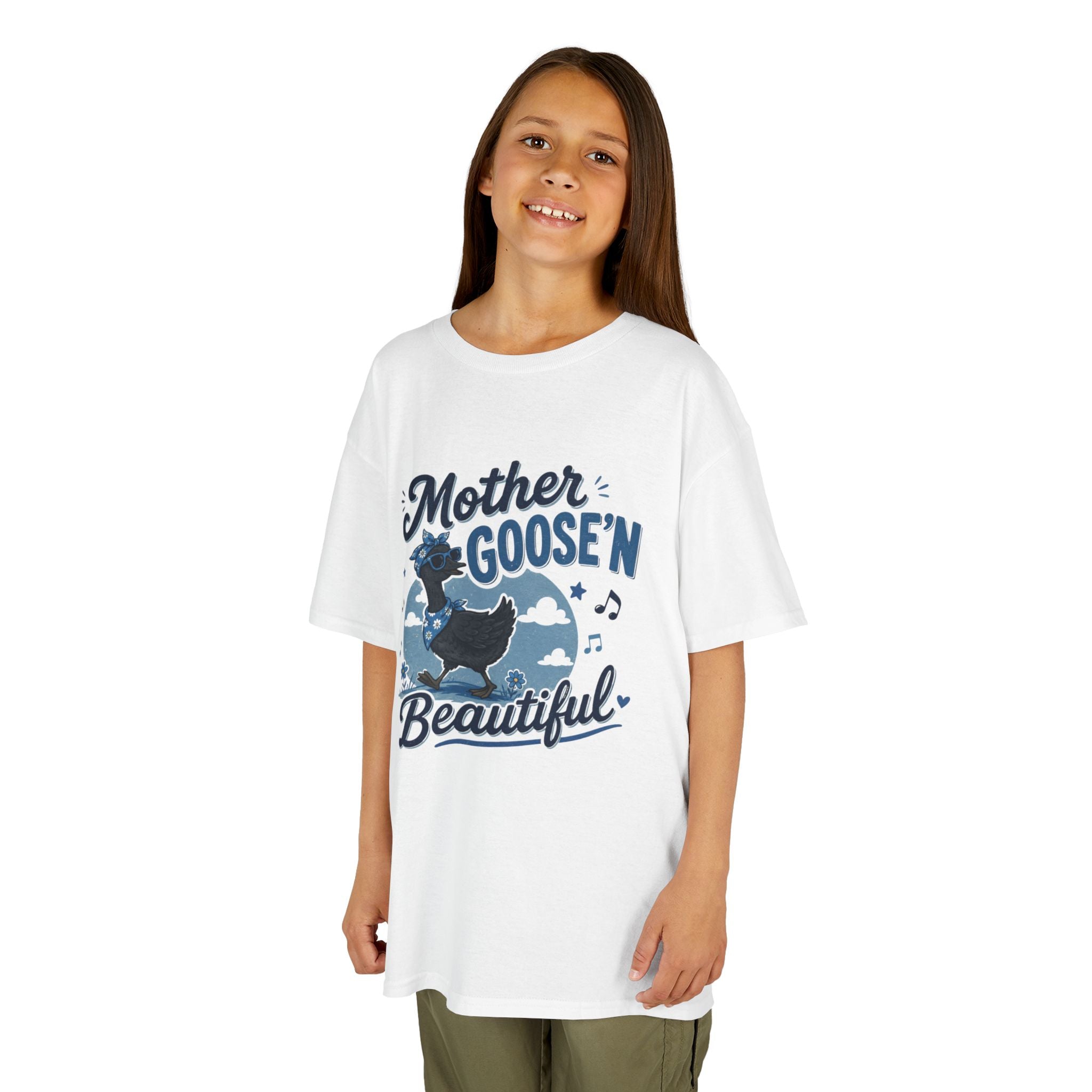 Kids T‑Shirt — "Mother Goose'n Beautiful" Nursery Rhyme Tee