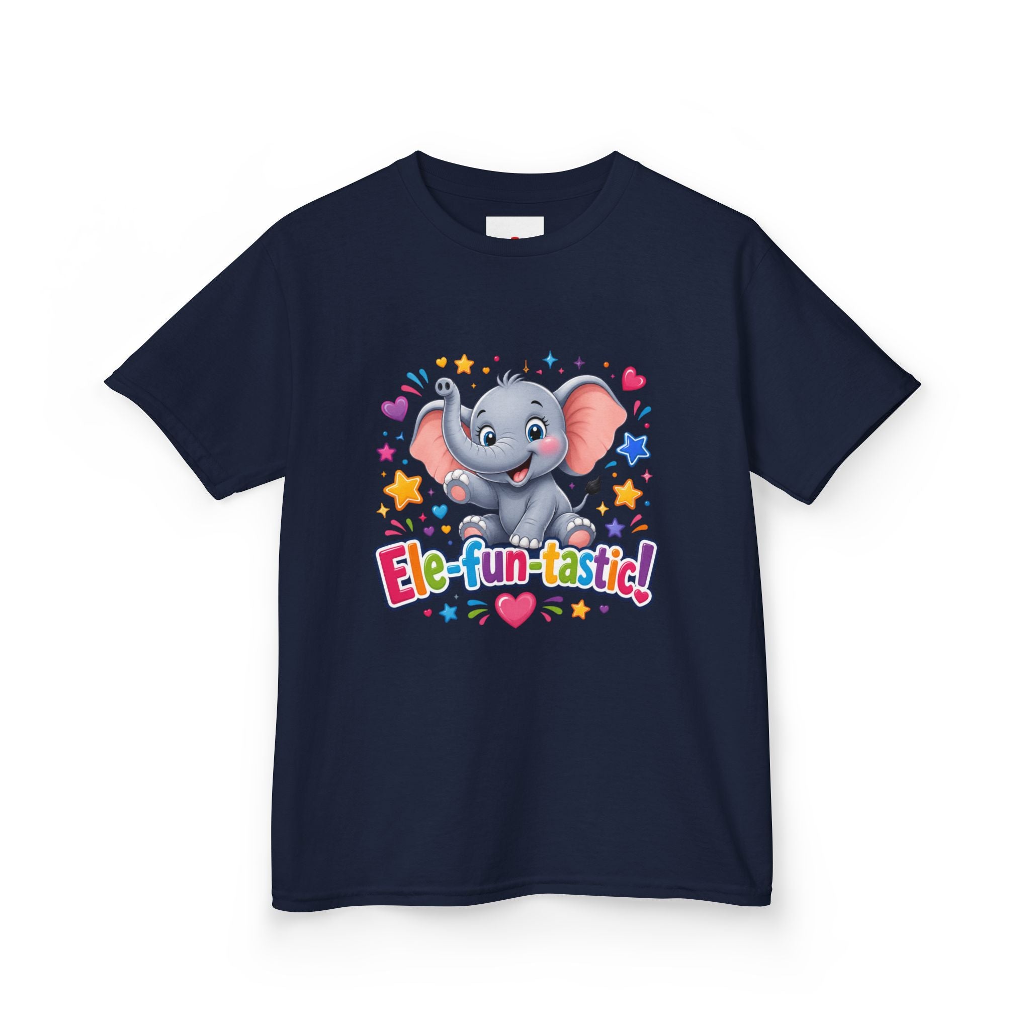 Kids T-Shirt — "Ele-fun-tastic!" Cute Elephant Graphic Tee for Toddlers, Birthday & Playtime
