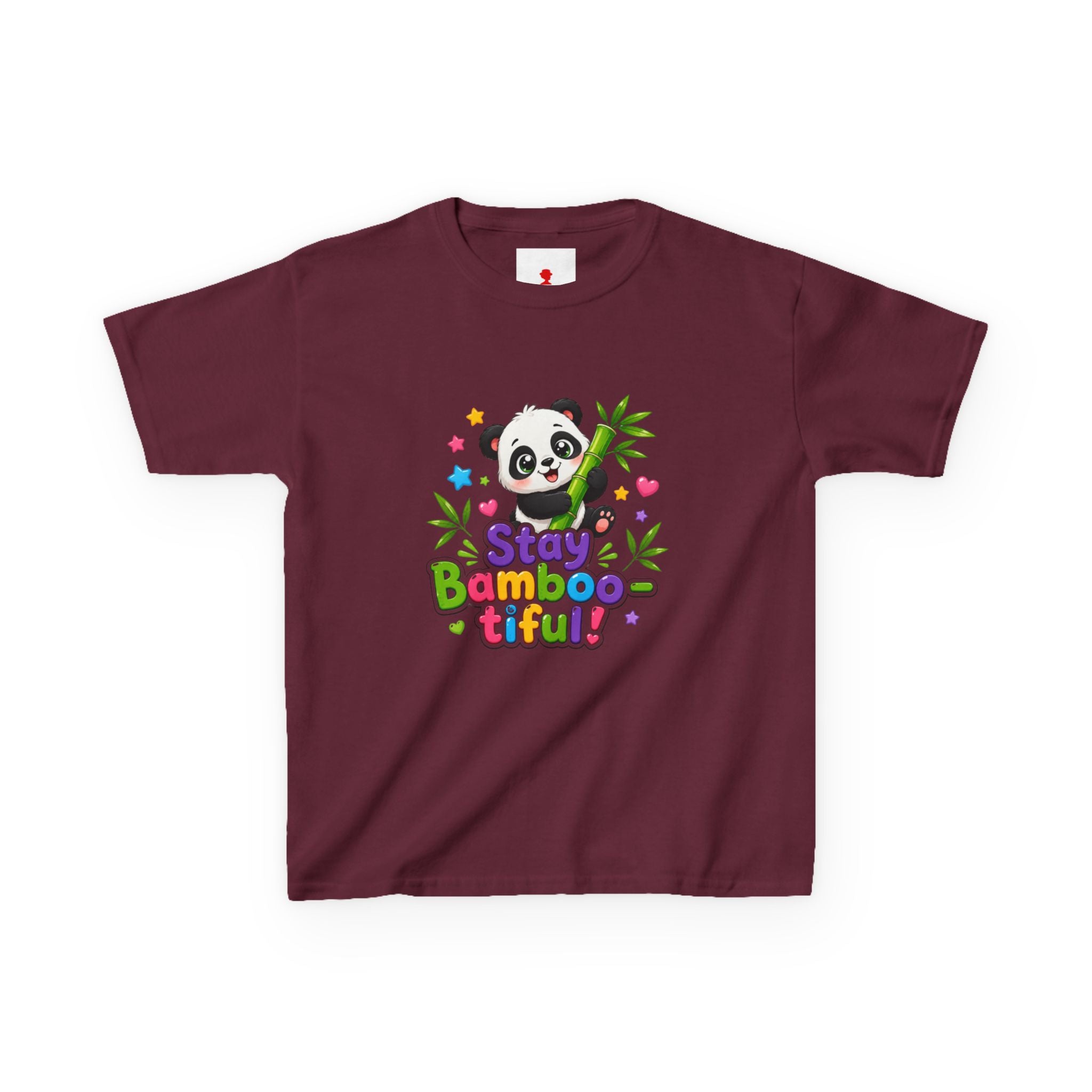 Kids Panda 'Stay Bambootiful!' T-Shirt — Cute Bamboo Forest Tee for Boys & Girls