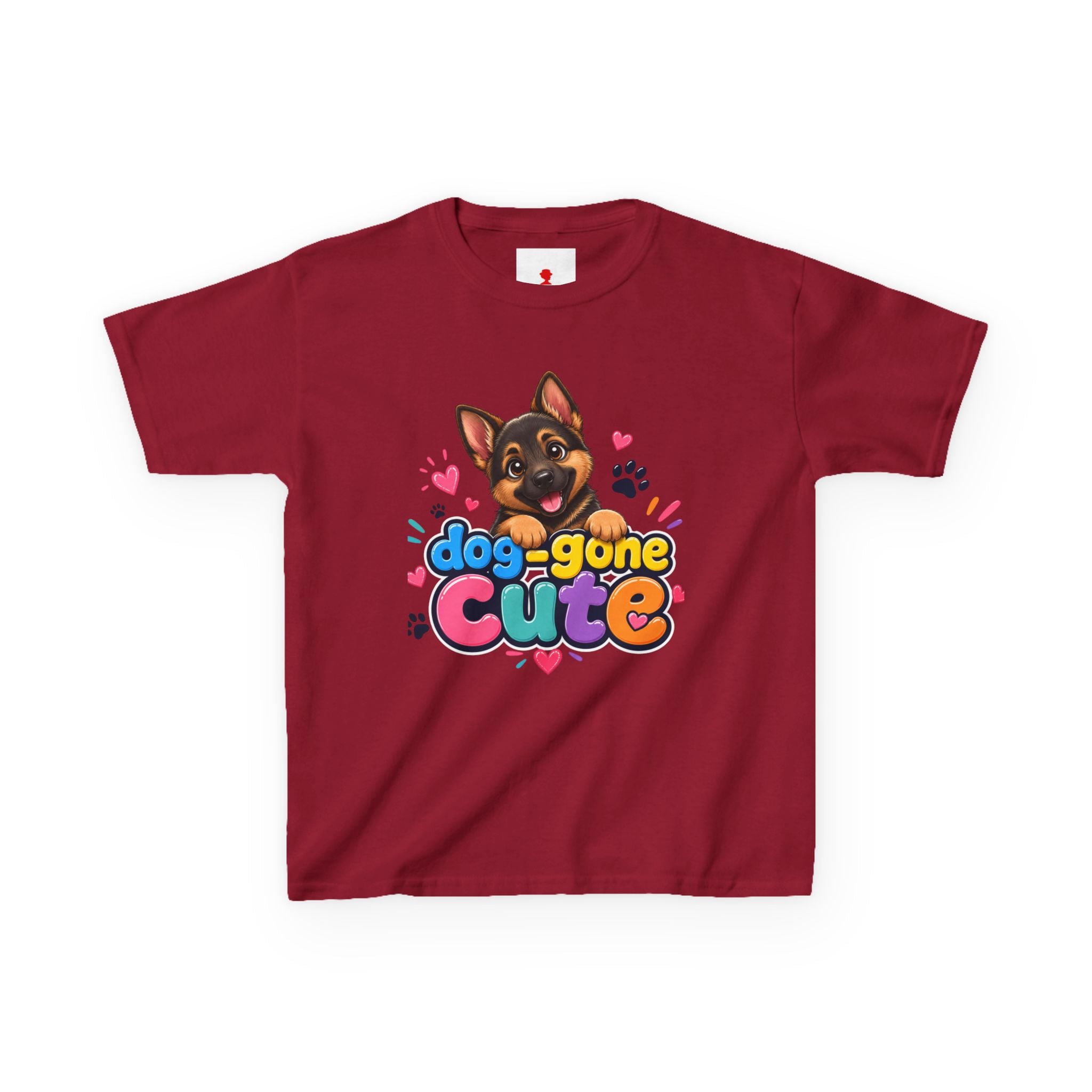 Kids T-Shirt — "Dog-Gone Cute" German Shepherd Puppy Tee
