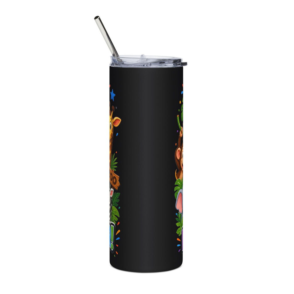Alligator Investigator Tumbler | 20oz Stainless Steel Safari Animal Design