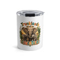 10oz Adventure Tumbler — "Trunkloads of Adventure" Elephant Travel Cup