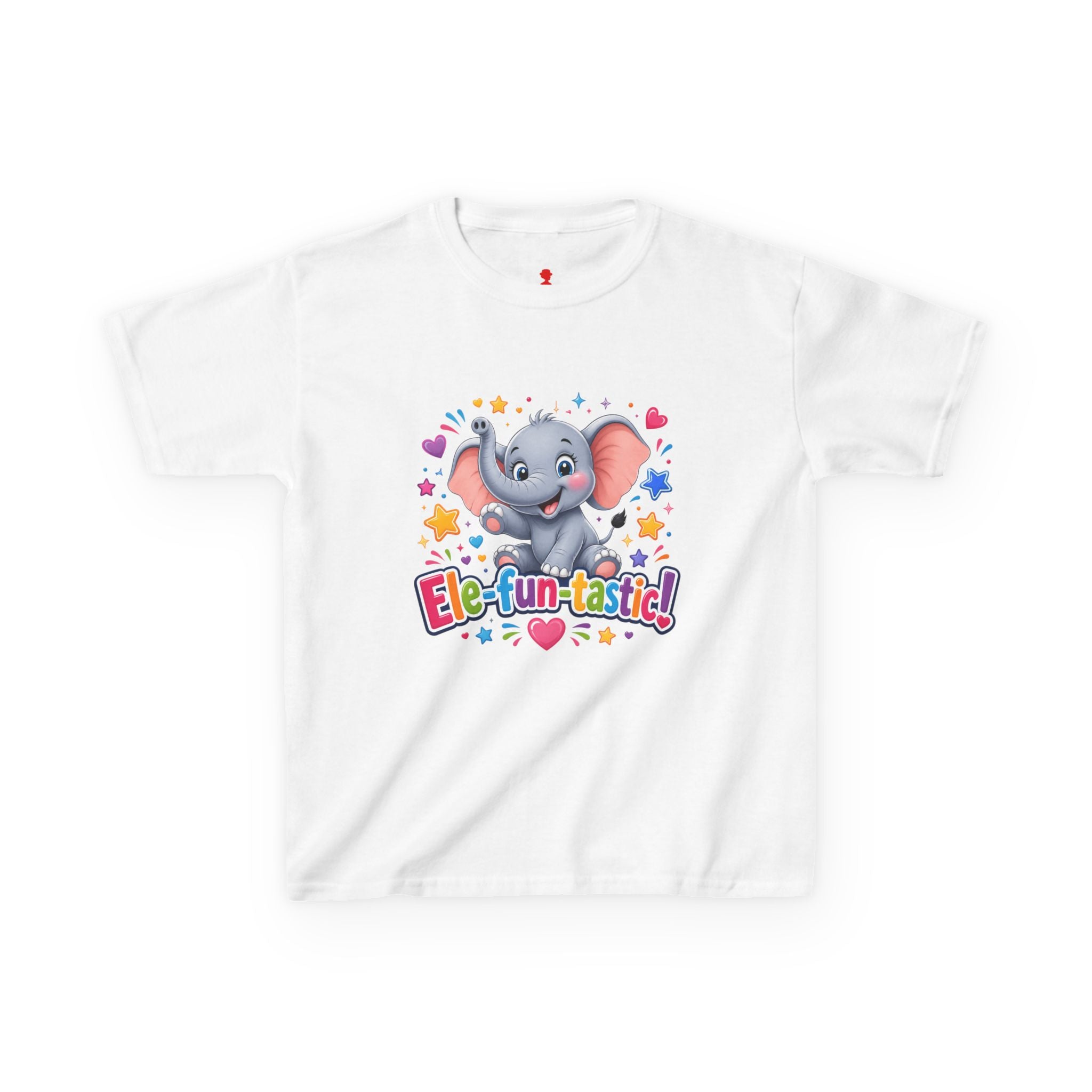 Kids T-Shirt — "Ele-fun-tastic!" Cute Elephant Graphic Tee for Toddlers, Birthday & Playtime