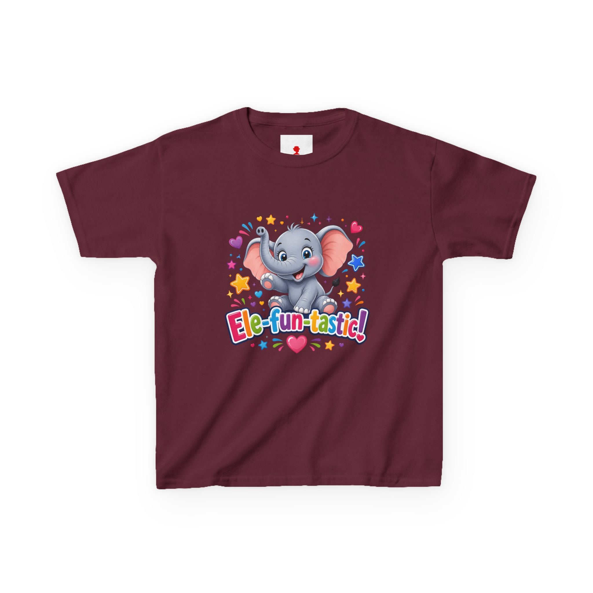 Kids T-Shirt — "Ele-fun-tastic!" Cute Elephant Graphic Tee for Toddlers, Birthday & Playtime