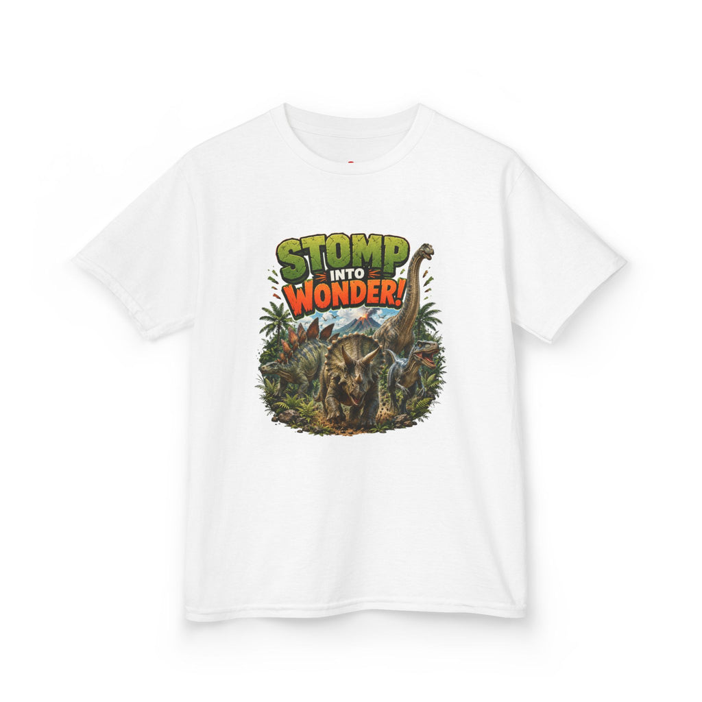 Kids T-Shirt - "Stomp Into Wonder" Dinosaur Graphic Tee