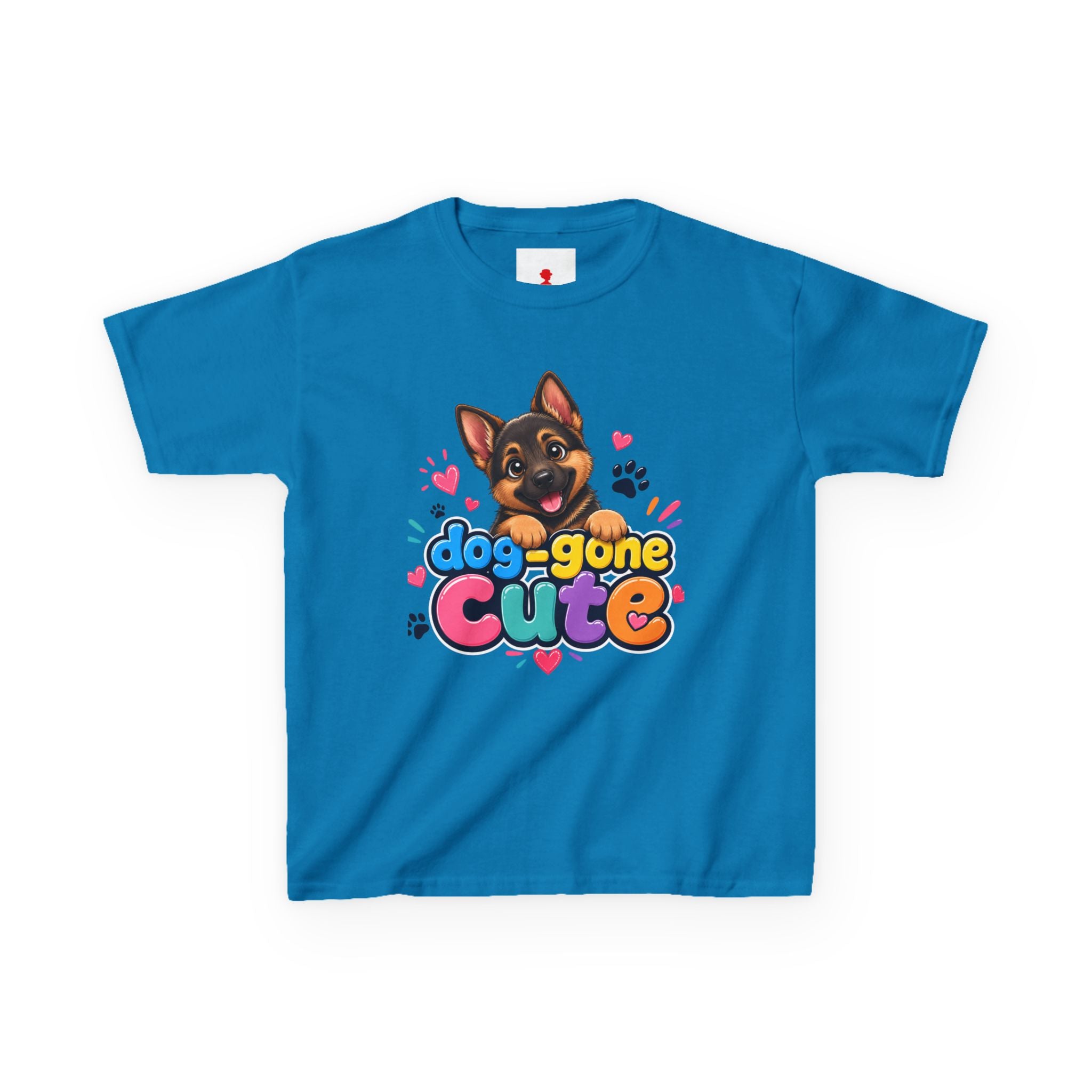 Kids T-Shirt — "Dog-Gone Cute" German Shepherd Puppy Tee