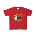 Kids Tee — "Honk If You're Awesome!" Cute Goose Graphic Shirt