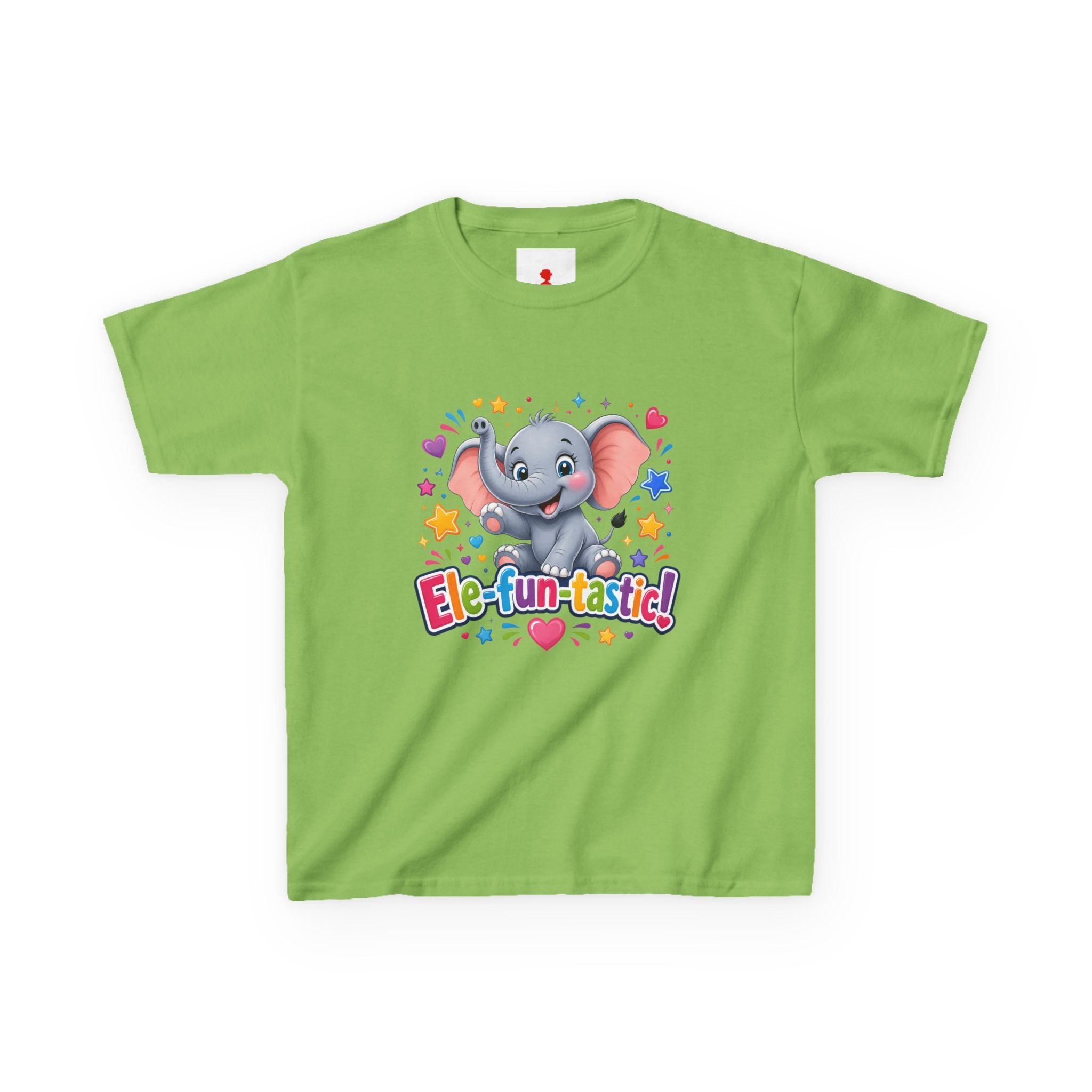 Kids T-Shirt — "Ele-fun-tastic!" Cute Elephant Graphic Tee for Toddlers, Birthday & Playtime