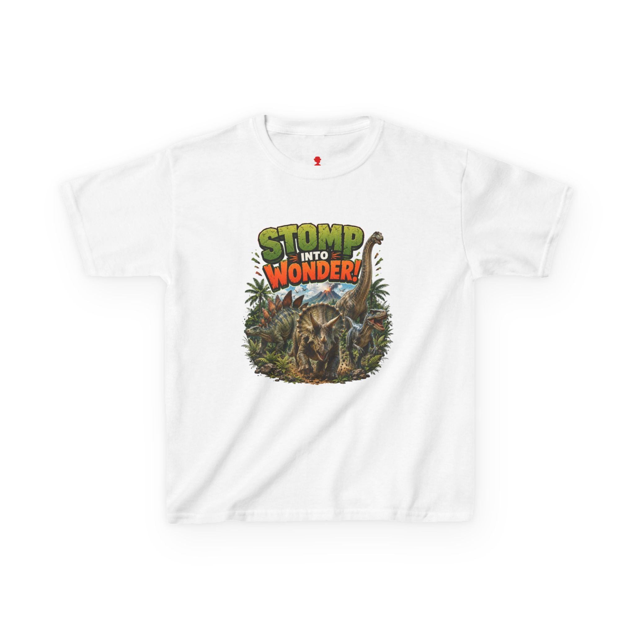 Kids T-Shirt - "Stomp Into Wonder" Dinosaur Graphic Tee