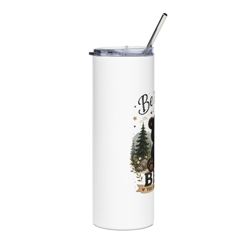 Be Brave Little Bear 20oz Stainless Steel Tumbler — Cute Woodland Kids Travel Cup