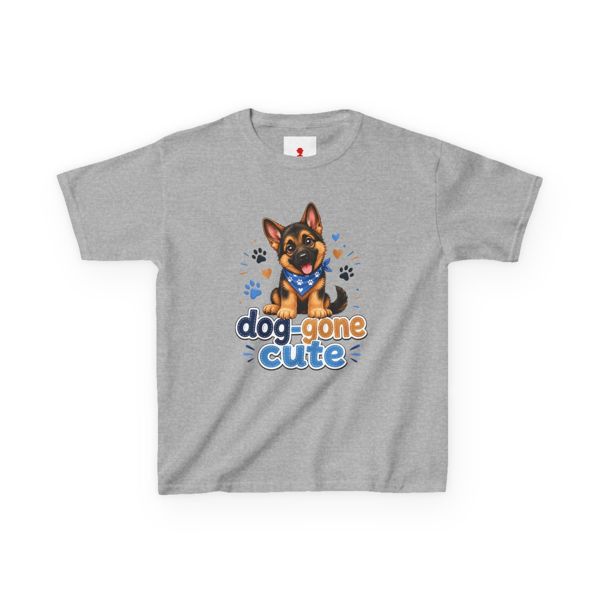Kids Tee — "Dog-Gone Cute" Puppy Graphic T-Shirt