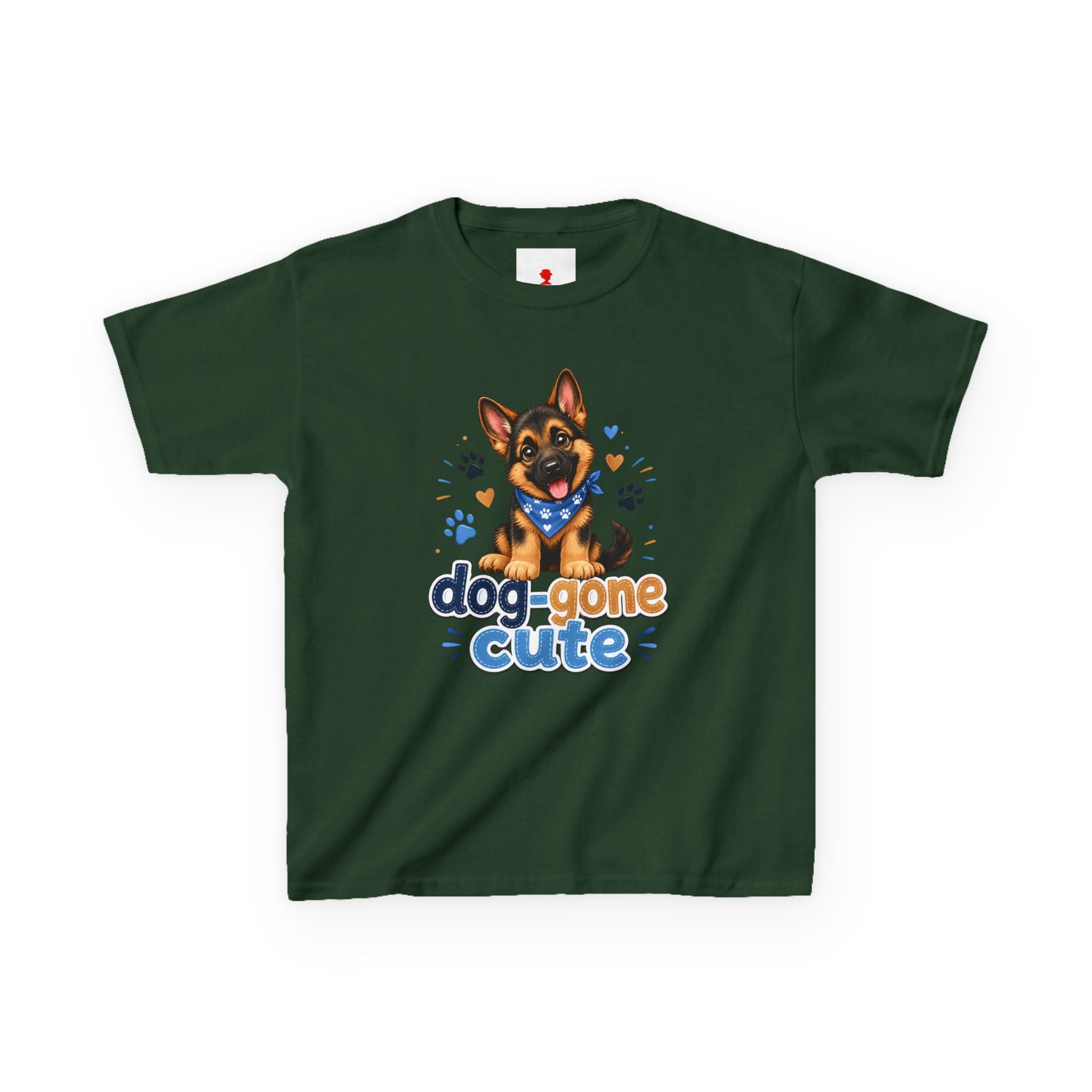 Kids Tee — "Dog-Gone Cute" Puppy Graphic T-Shirt