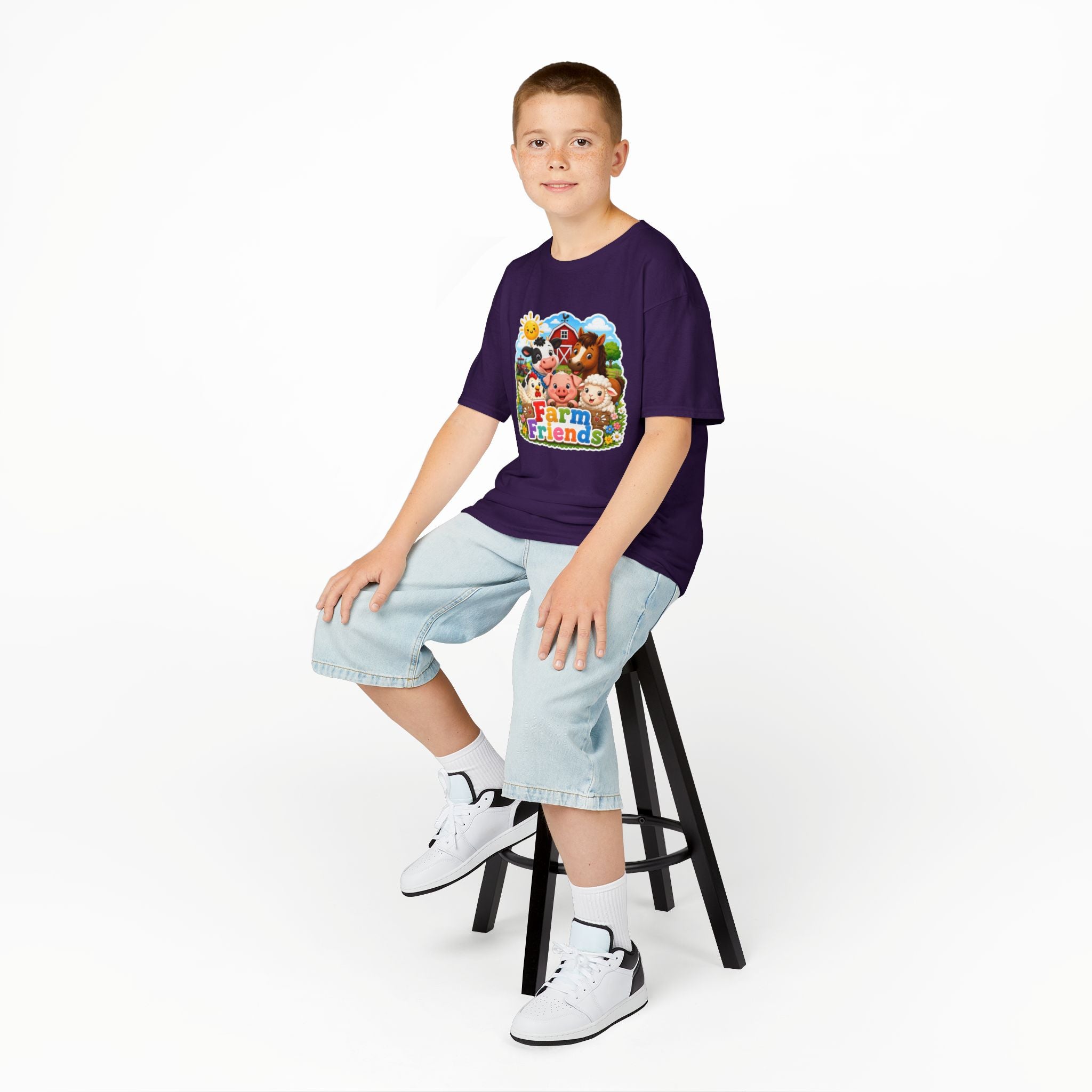 Kids Farm Friends T‑Shirt — Cute Barnyard Animals Graphic Tee