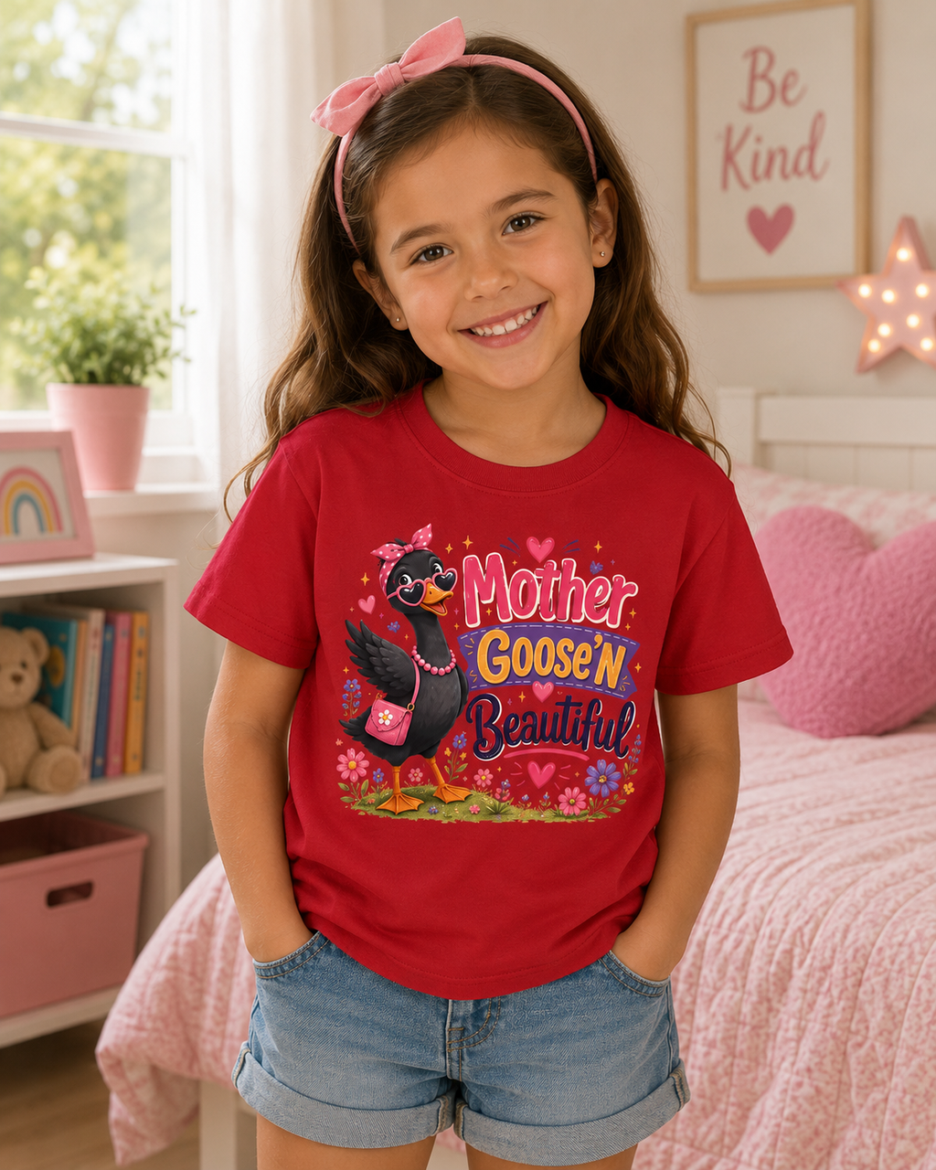 Mother Goose'n Beautiful Kids Tee