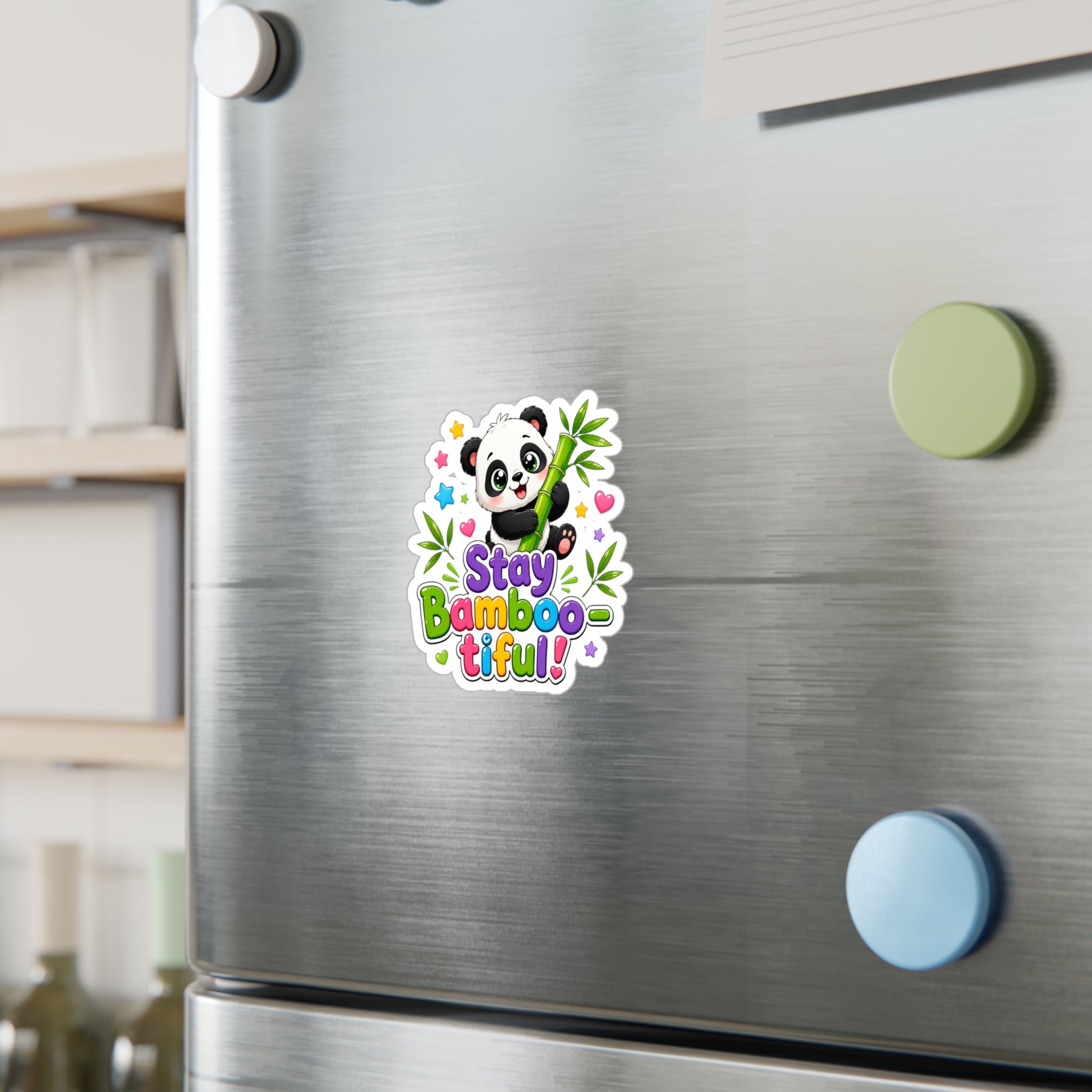Stay Bamboo-tiful Panda Vinyl Sticker