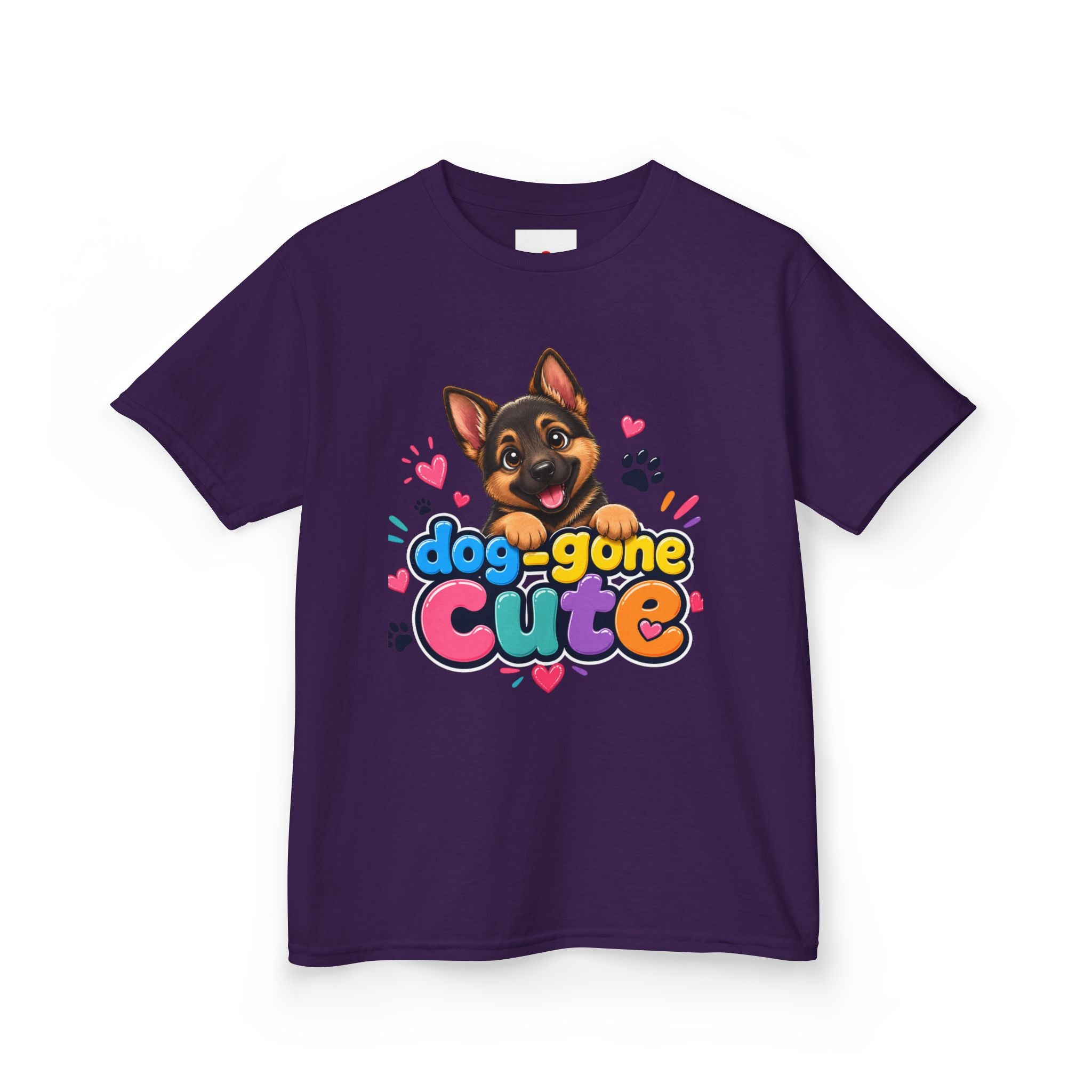 Kids T-Shirt — "Dog-Gone Cute" German Shepherd Puppy Tee