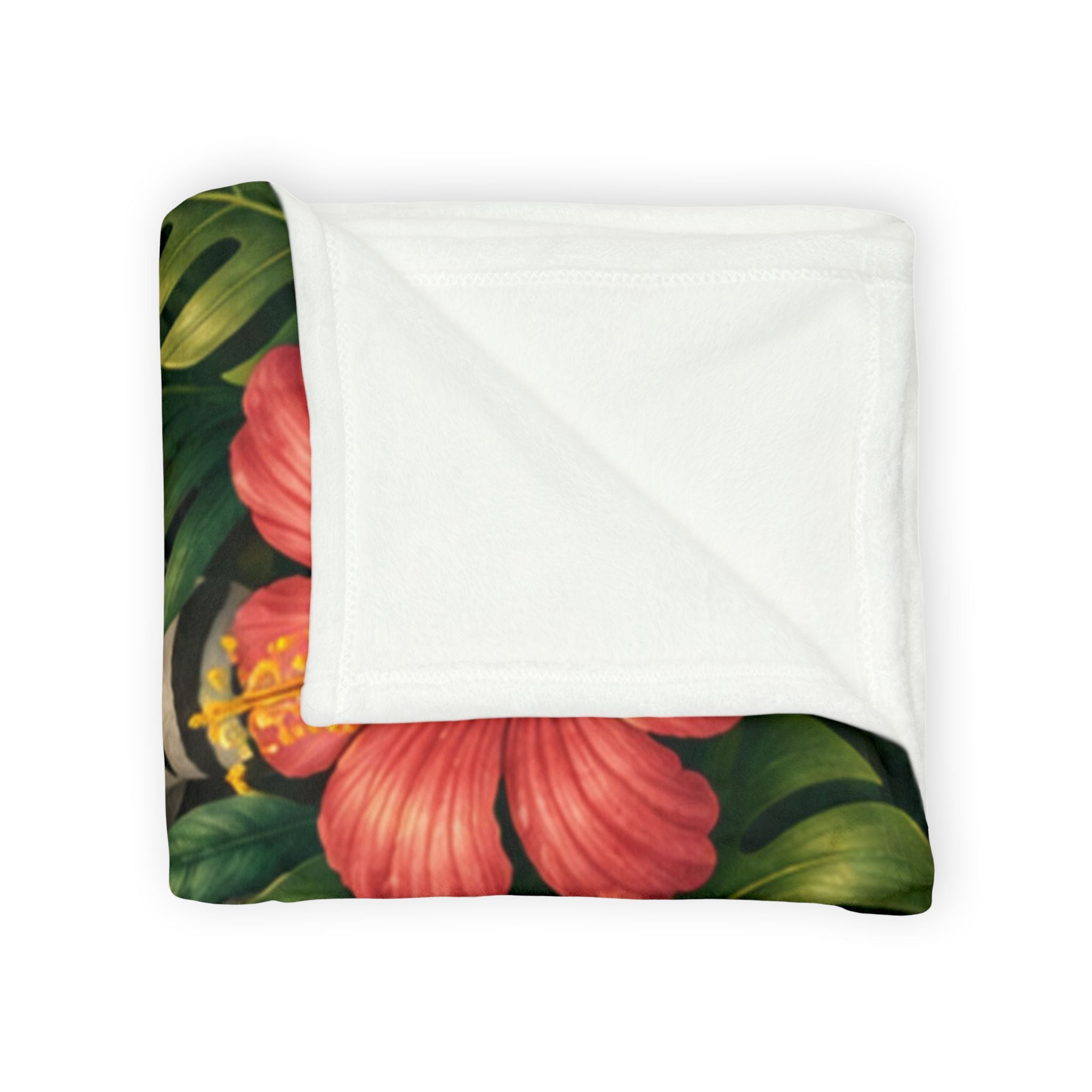 Safari Animal Friends Blanket | Jungle Lion Giraffe Elephant Zebra Monkey Parrot