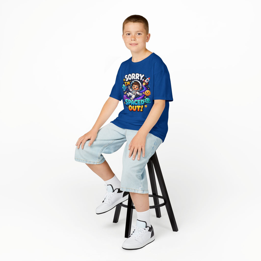 Spaced Out Kids T-Shirt — "Sorry I'm Spaced Out!" Cute Space Astronaut Tee