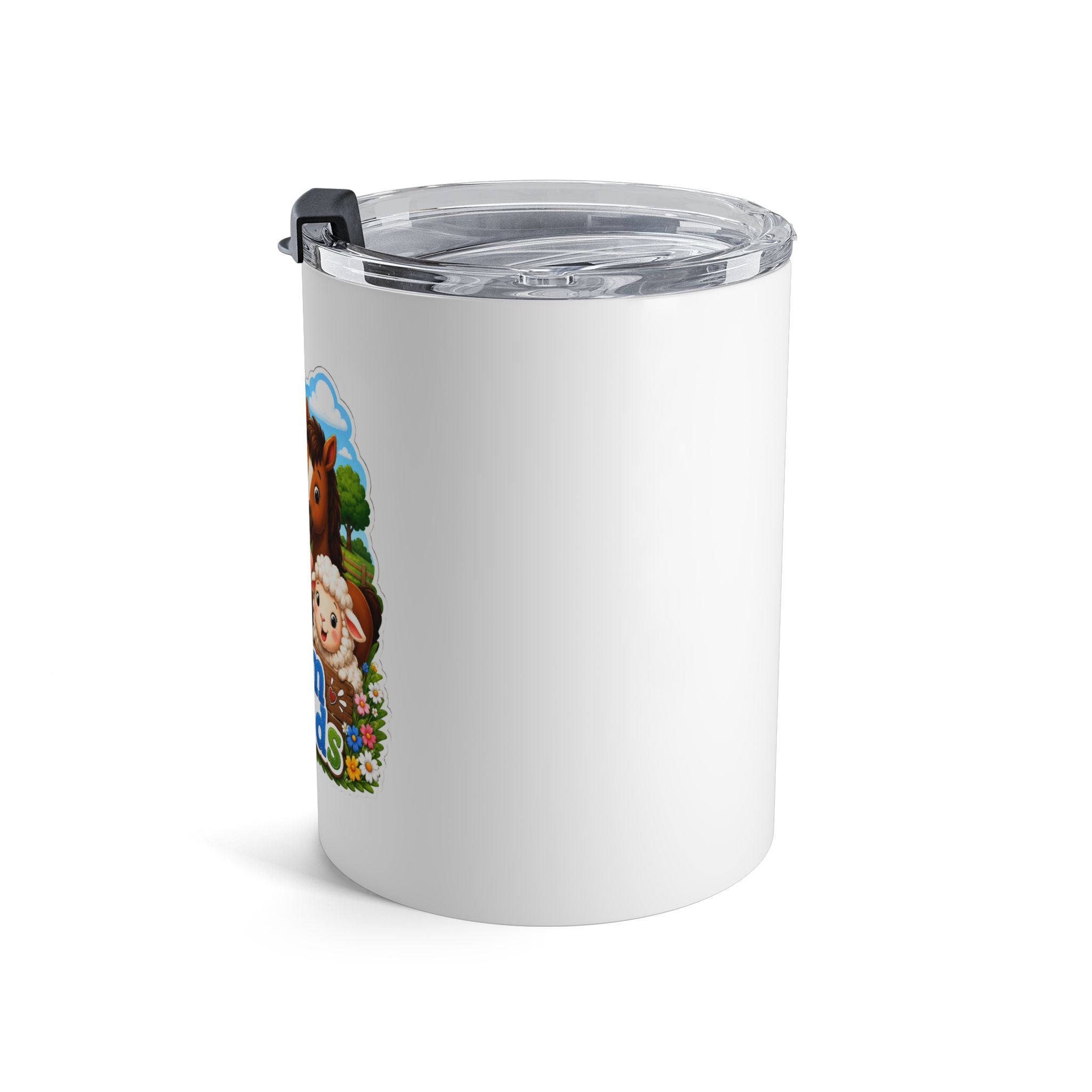 Farm Friends 10oz Tumbler — Cute Kids Animal Barnyard Drink Cup