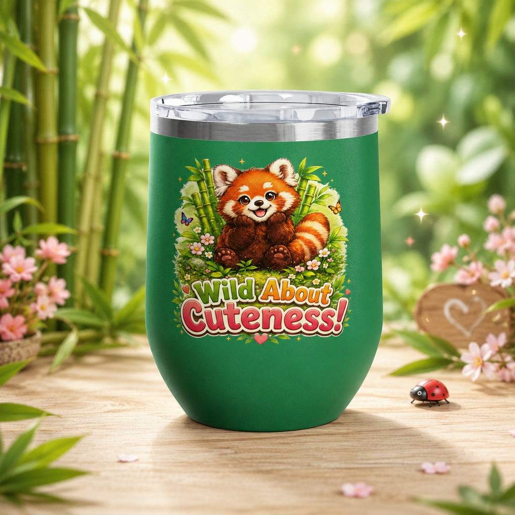 "Wild About Cuteness!" Red Panda Insulated 12oz