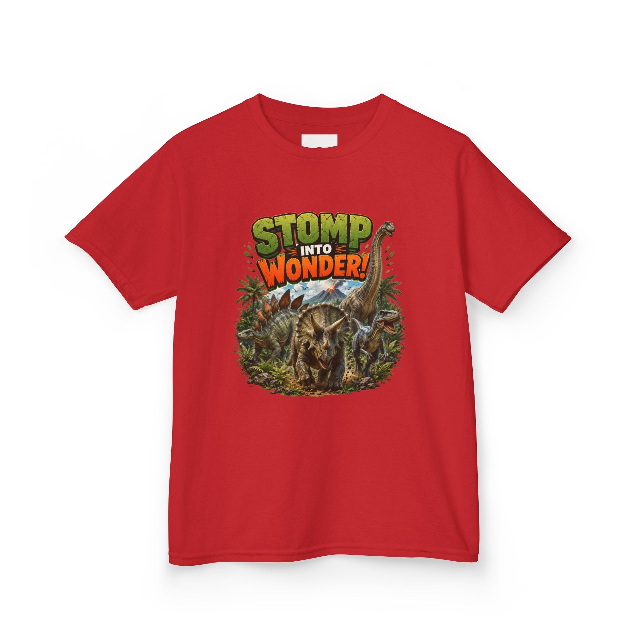 Kids T-Shirt - "Stomp Into Wonder" Dinosaur Graphic Tee