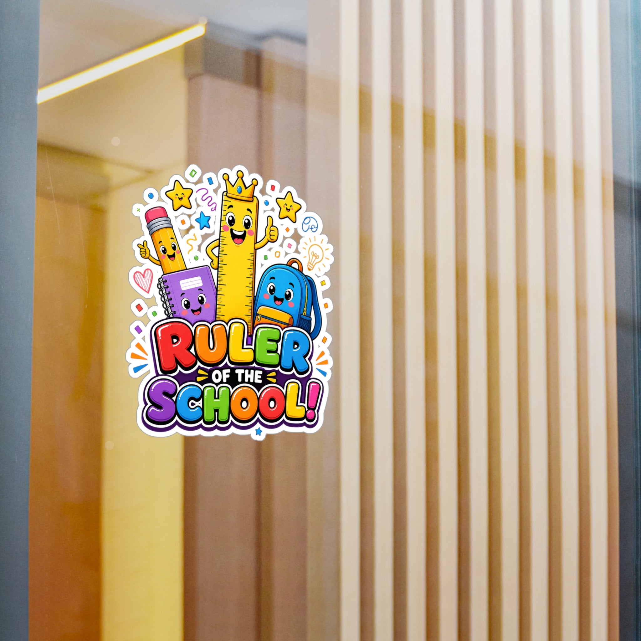 Ruler of the School Sticker | Kiss-Cut Vinyl Decal