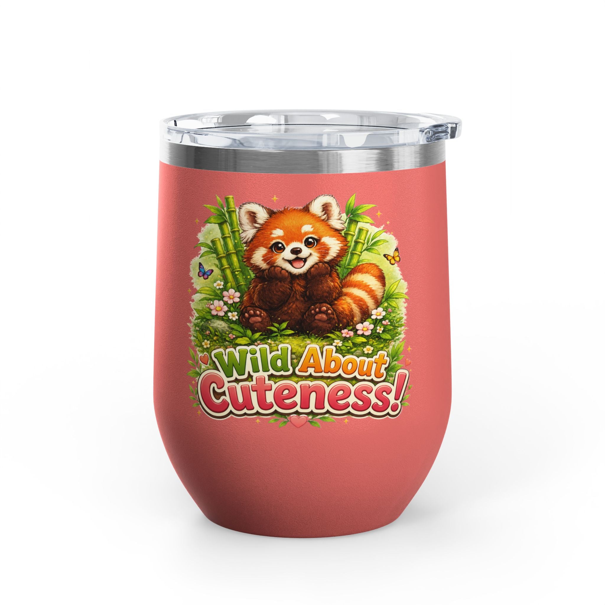 "Wild About Cuteness!" Red Panda Insulated 12oz