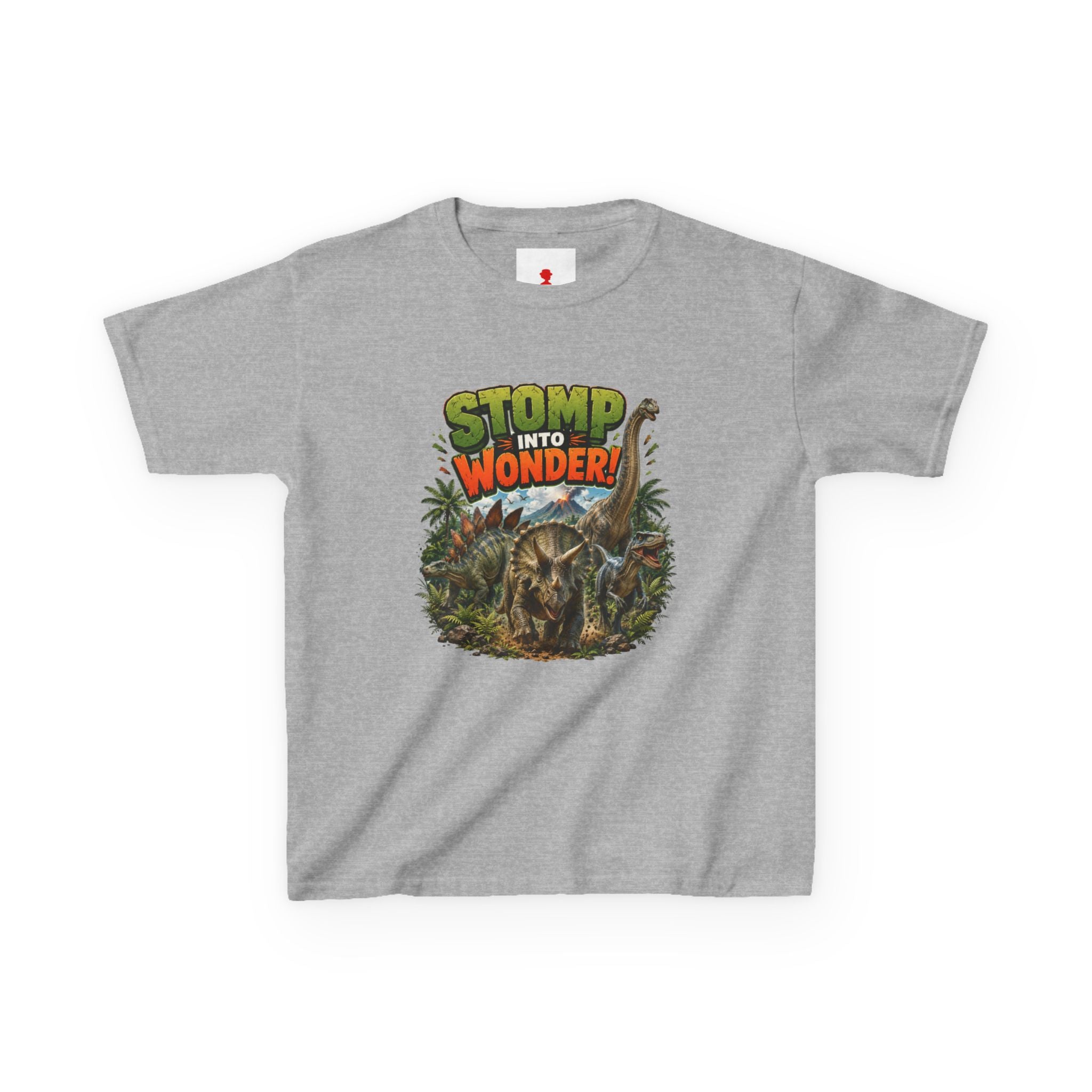 Kids T-Shirt - "Stomp Into Wonder" Dinosaur Graphic Tee