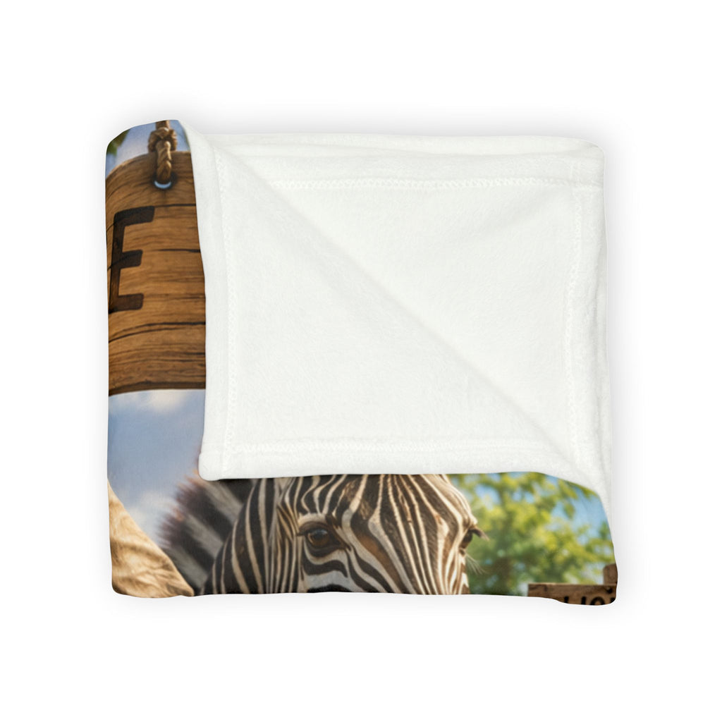 Adventure Awaits Animal Safari Blanket