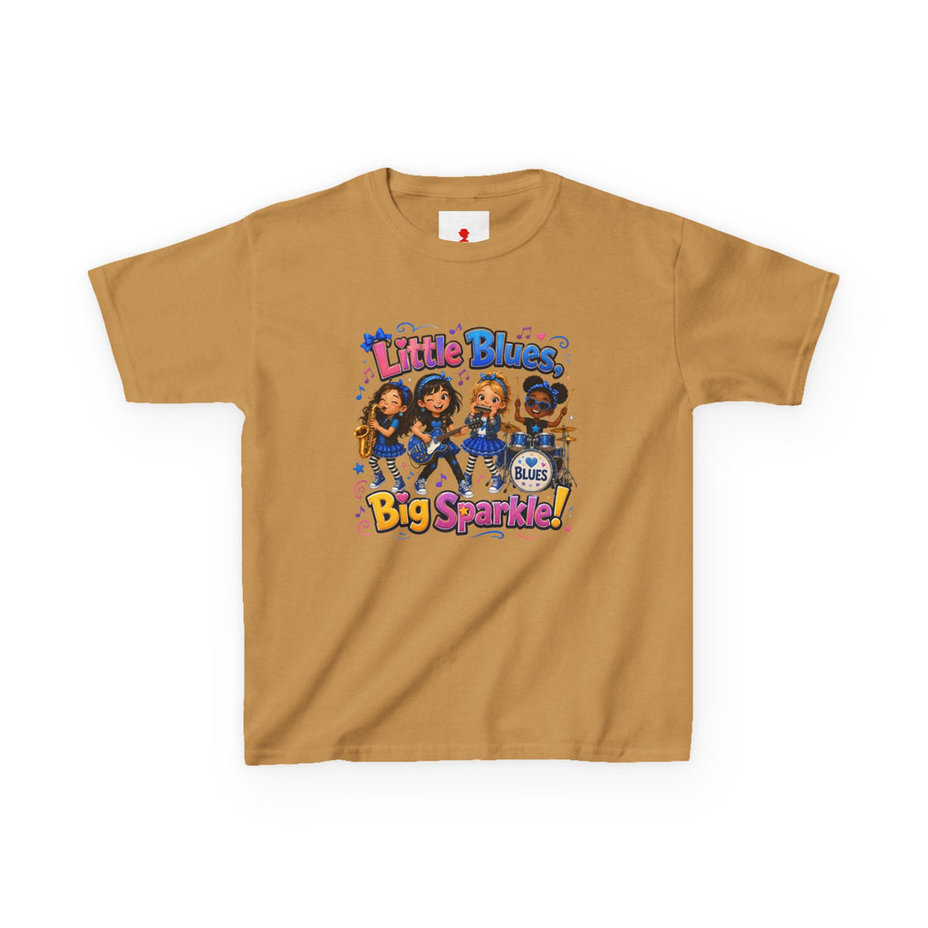 Kids Tee — "Little Blues Big Sparkle" Band Graphic