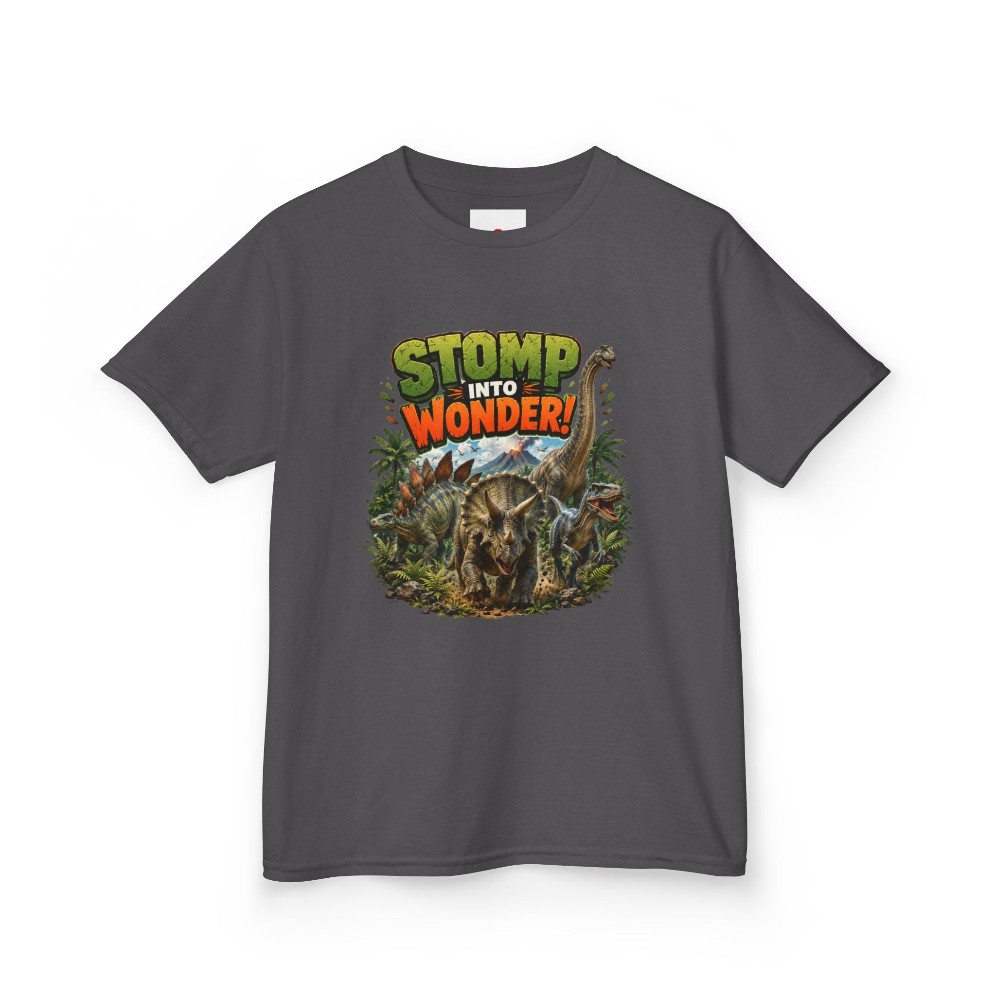 Kids T-Shirt - "Stomp Into Wonder" Dinosaur Graphic Tee