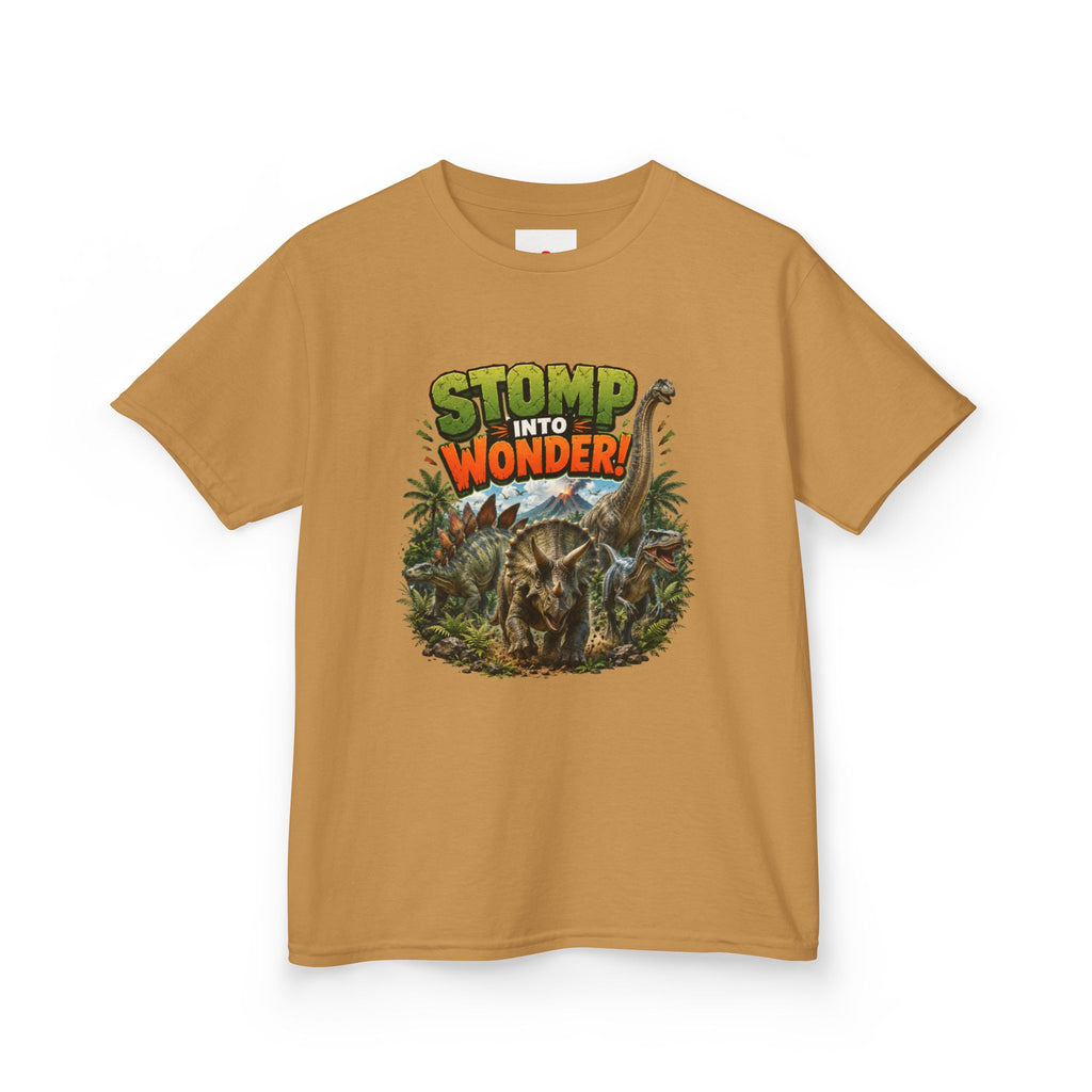 Kids T-Shirt - "Stomp Into Wonder" Dinosaur Graphic Tee