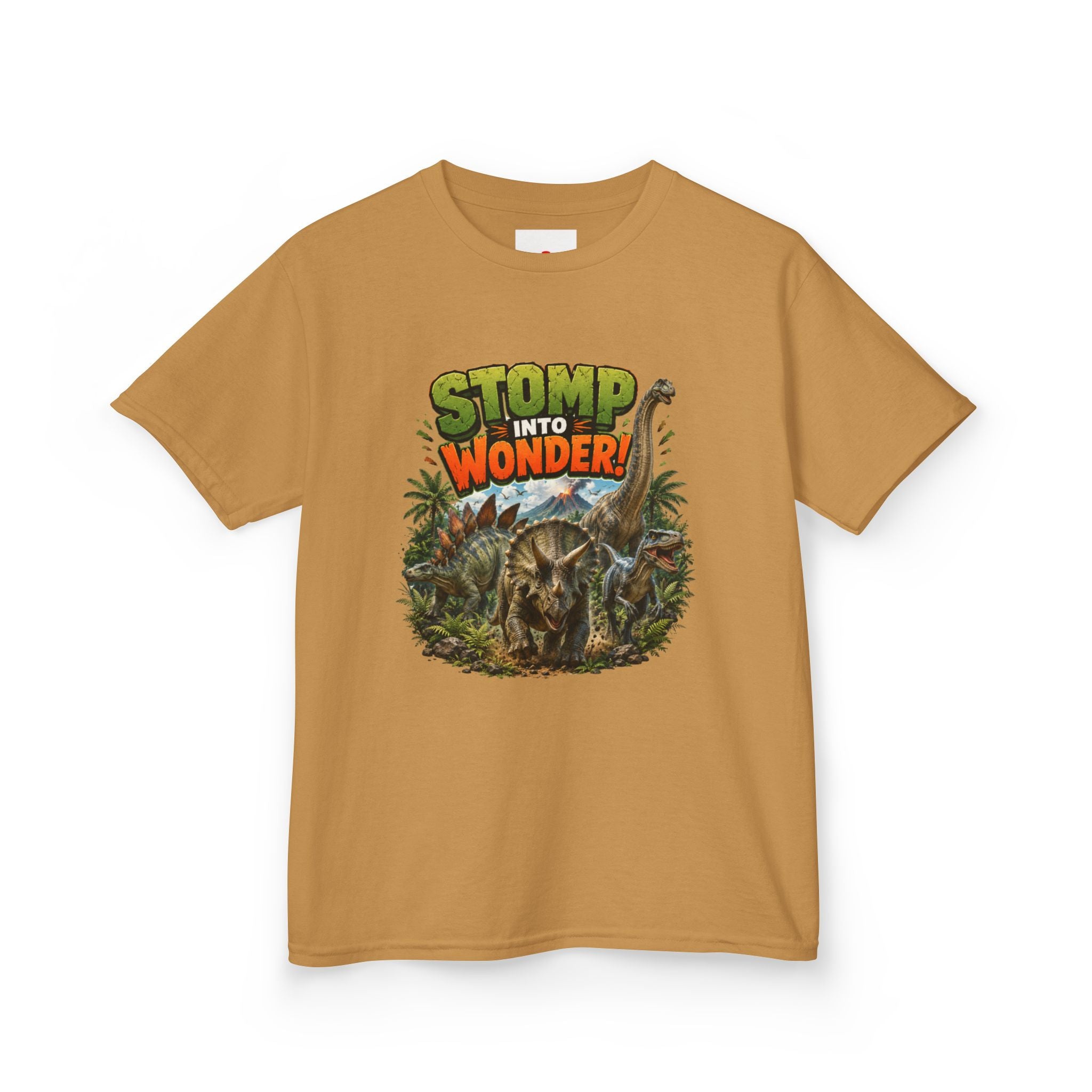 Kids T-Shirt - "Stomp Into Wonder" Dinosaur Graphic Tee