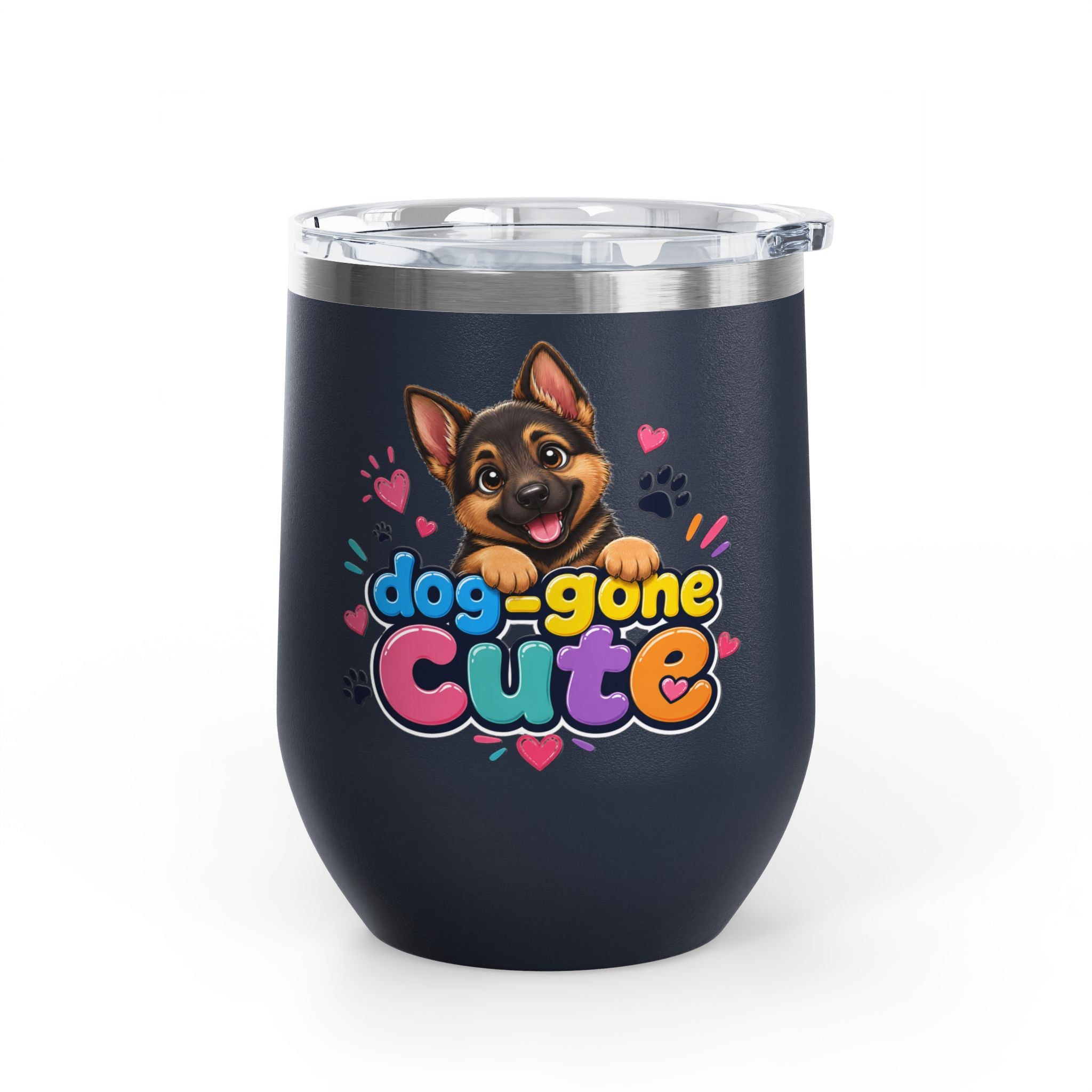 Dog-Gone Cute German Shepherd Tumbler (12oz)