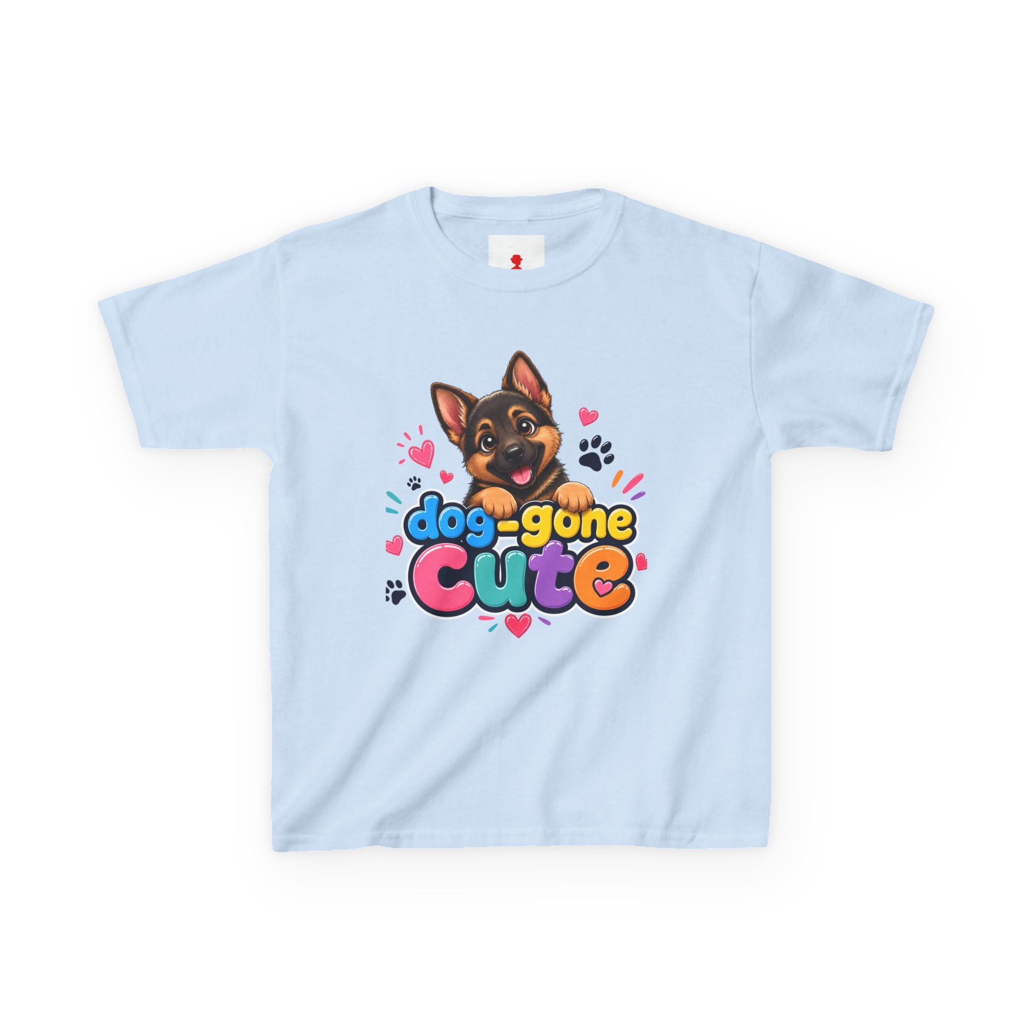 Kids T-Shirt — "Dog-Gone Cute" German Shepherd Puppy Tee