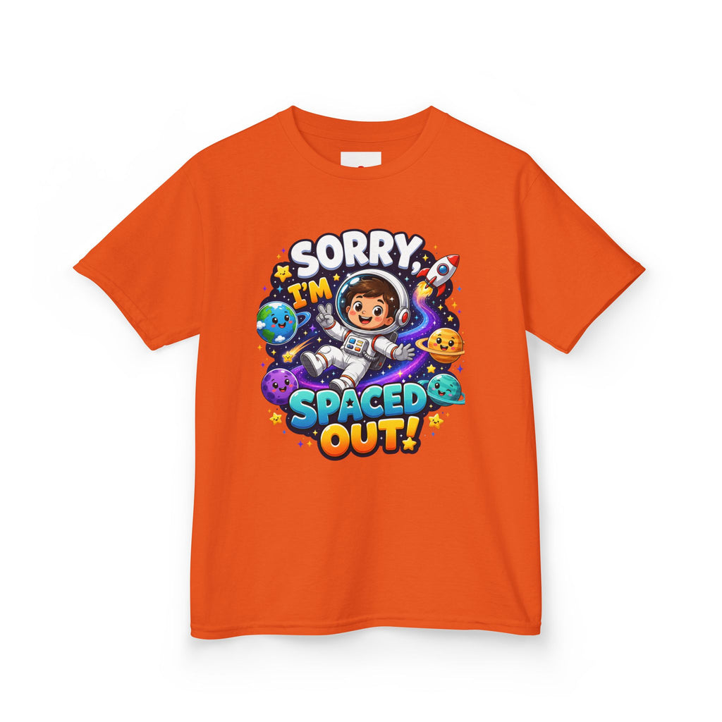 Spaced Out Kids T-Shirt — "Sorry I'm Spaced Out!" Cute Space Astronaut Tee