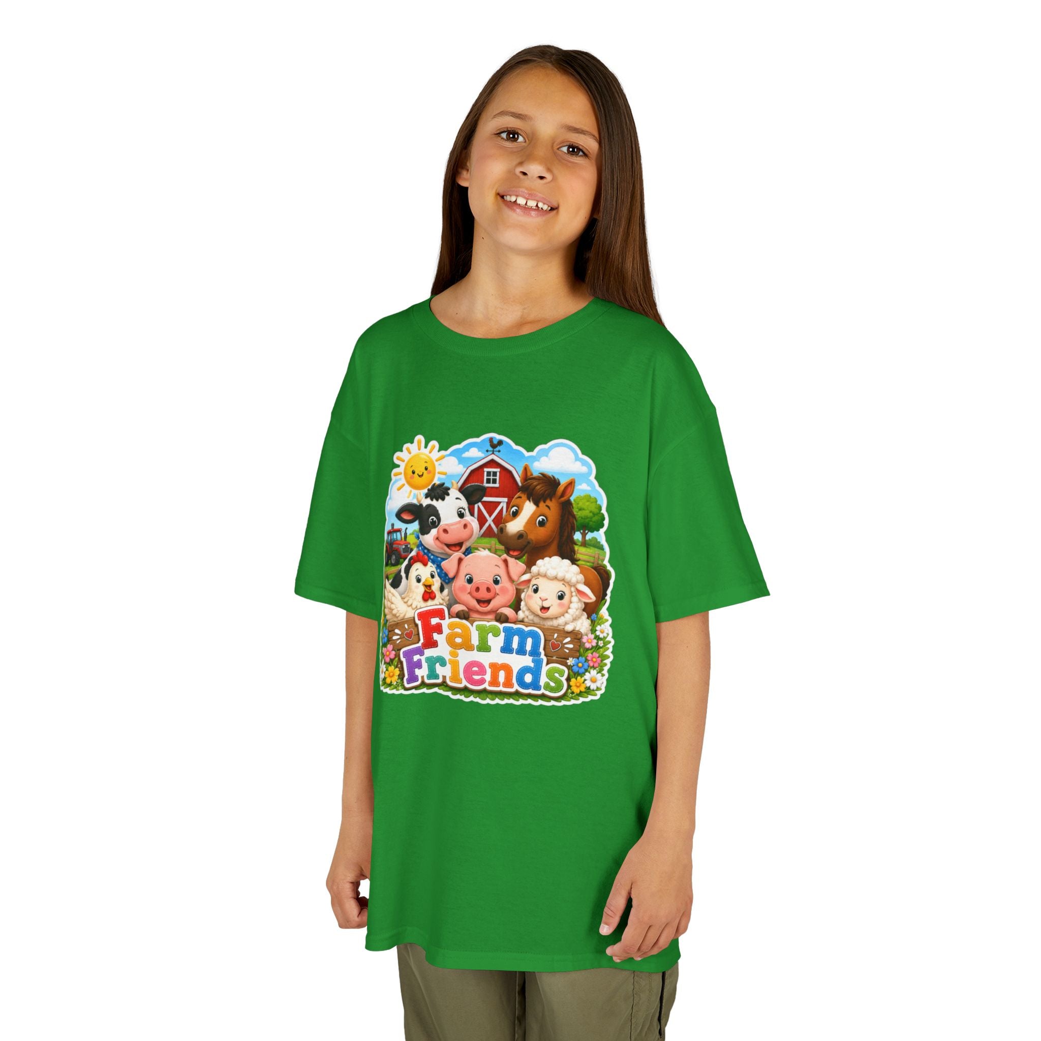 Kids Farm Friends T‑Shirt — Cute Barnyard Animals Graphic Tee
