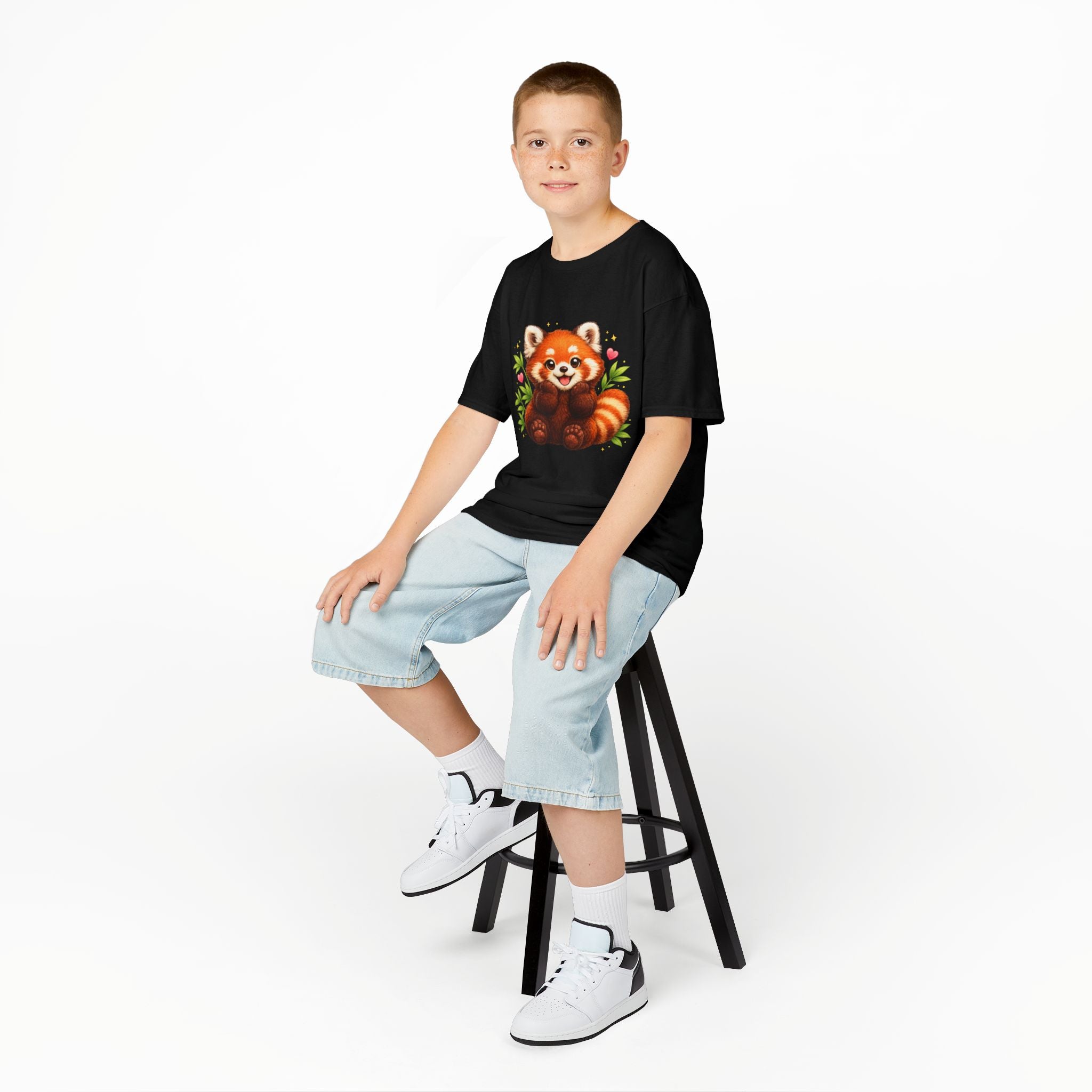 Kids Red Panda Tee — Cute Woodland Animal Shirt for Children