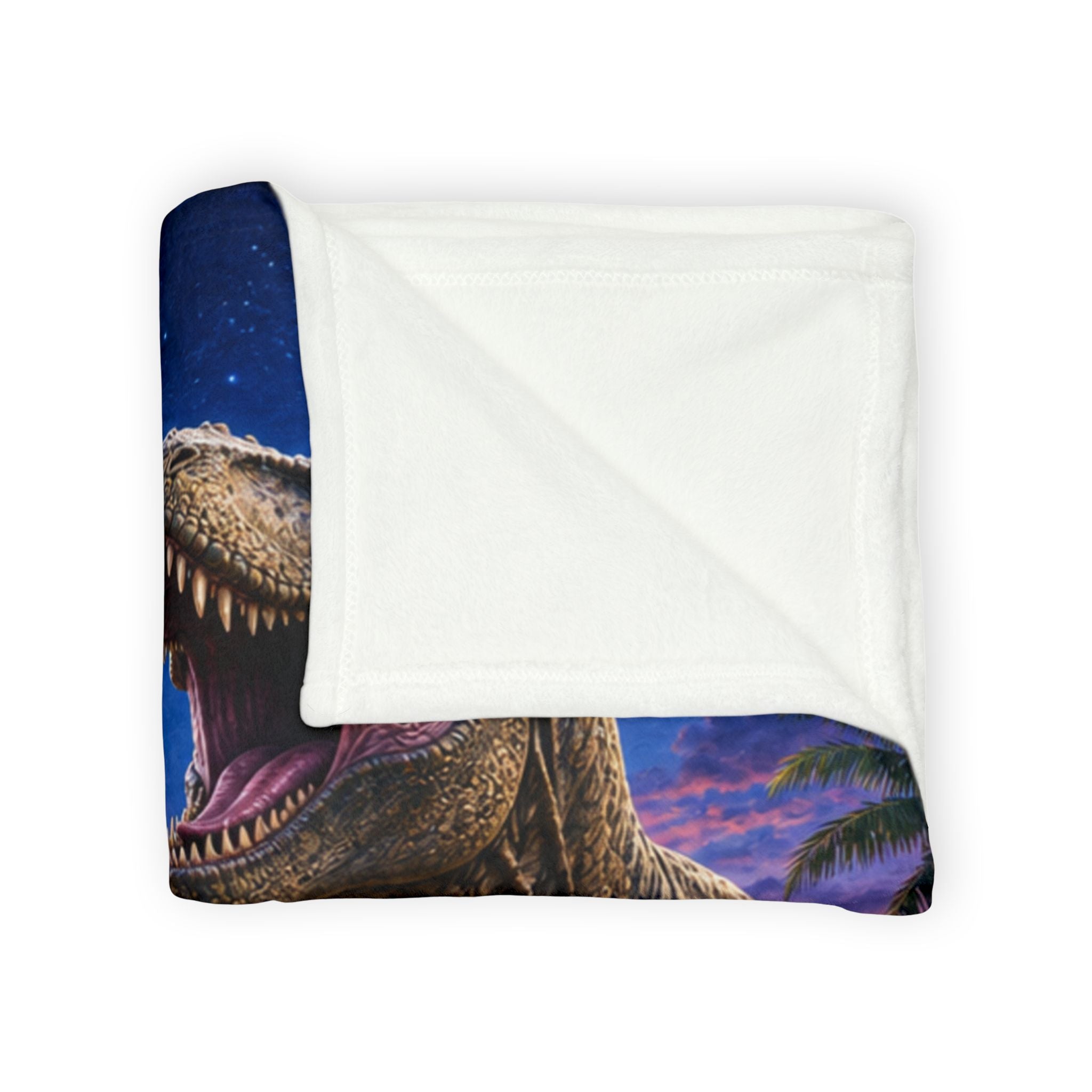 Dream Big Roar Loud! Dinosaur Blanket — Kids Cozy Plush Throw