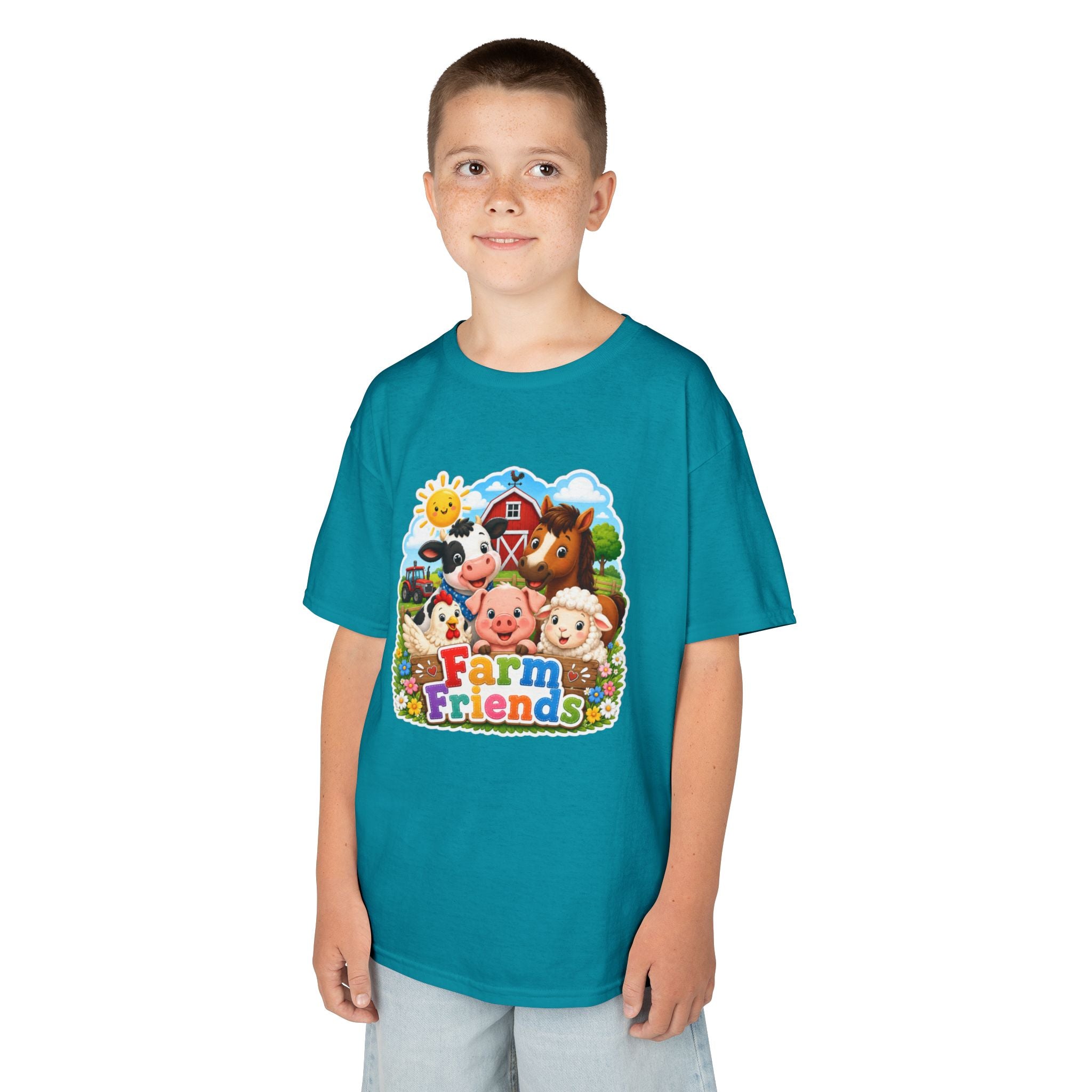 Kids Farm Friends T‑Shirt — Cute Barnyard Animals Graphic Tee