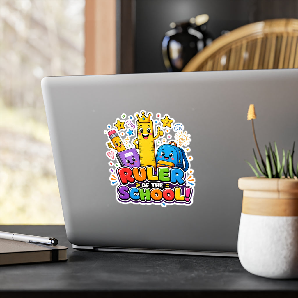 Ruler of the School Sticker | Kiss-Cut Vinyl Decal