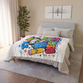 Recess Kids Blanket — "I'm Just Here for the Recess!" Cute School Backpack & Pencil Throw