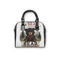 Shoulder Handbag — Brave Little Bear Cute Bear Tote Purse (You Can Do Big Things)