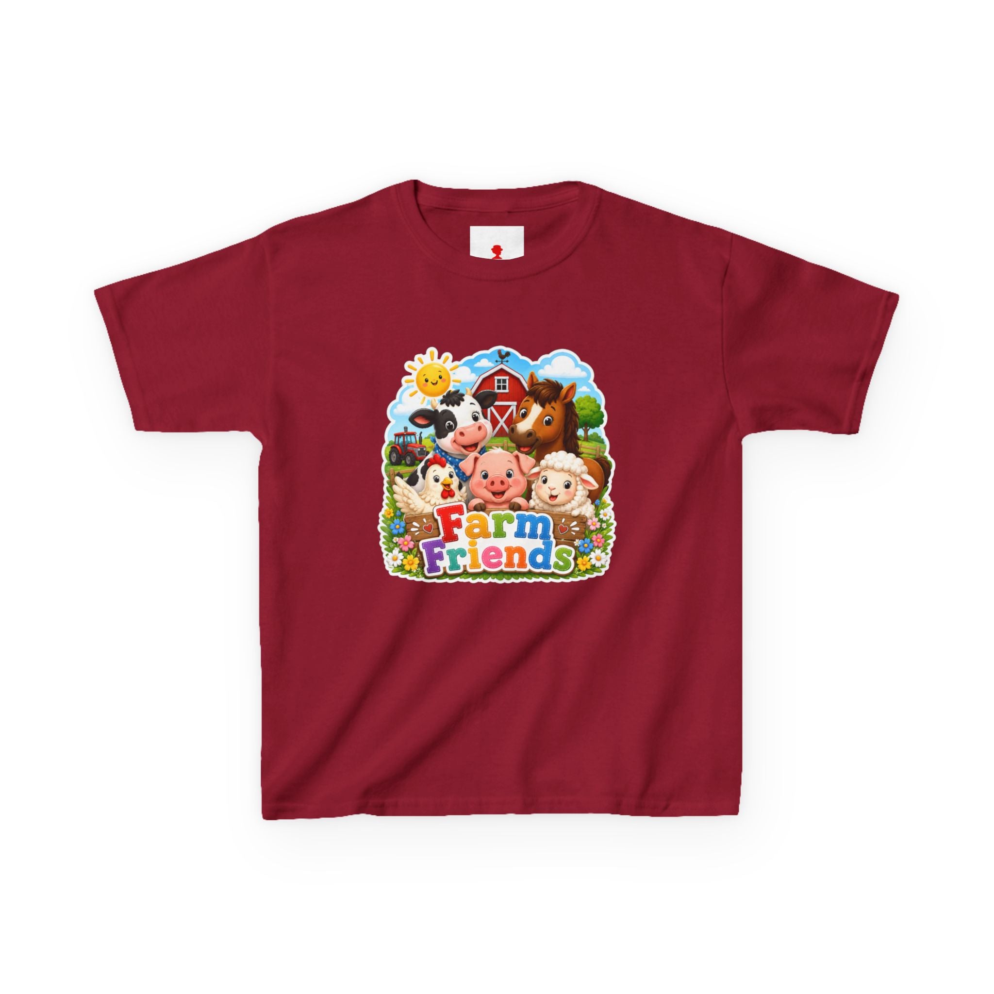Kids Farm Friends T‑Shirt — Cute Barnyard Animals Graphic Tee