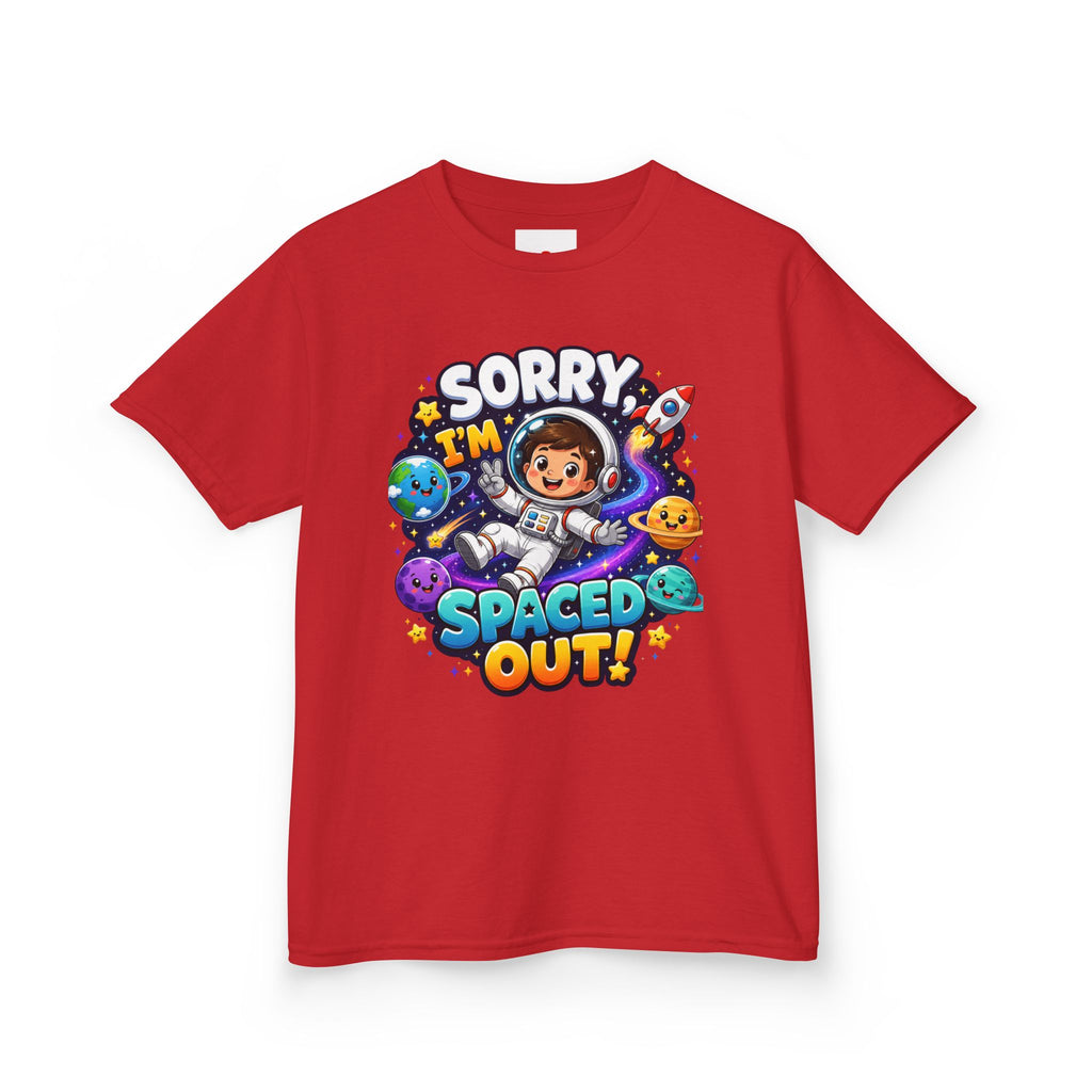 Spaced Out Kids T-Shirt — "Sorry I'm Spaced Out!" Cute Space Astronaut Tee