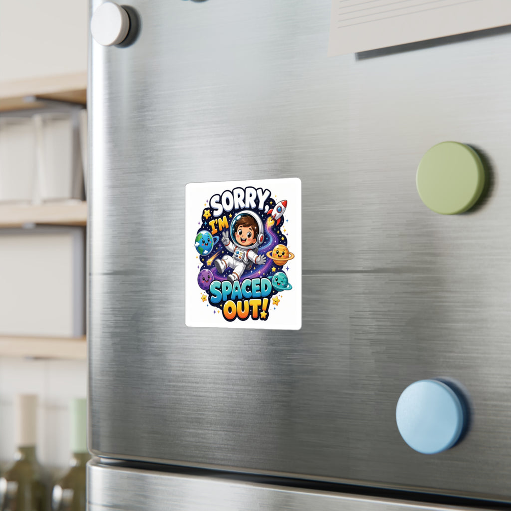 Sorry I’m Spaced Out! Astronaut Kids Vinyl Sticker