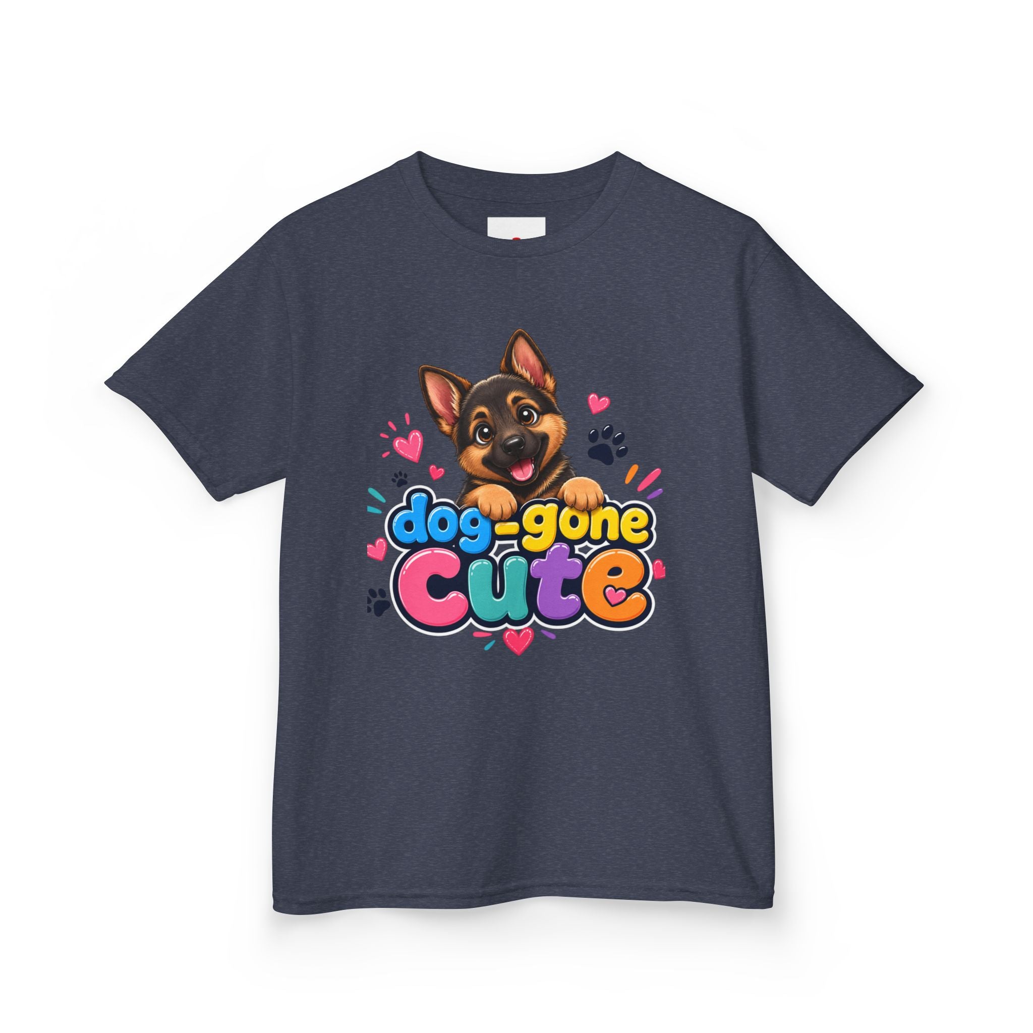 Kids T-Shirt — "Dog-Gone Cute" German Shepherd Puppy Tee