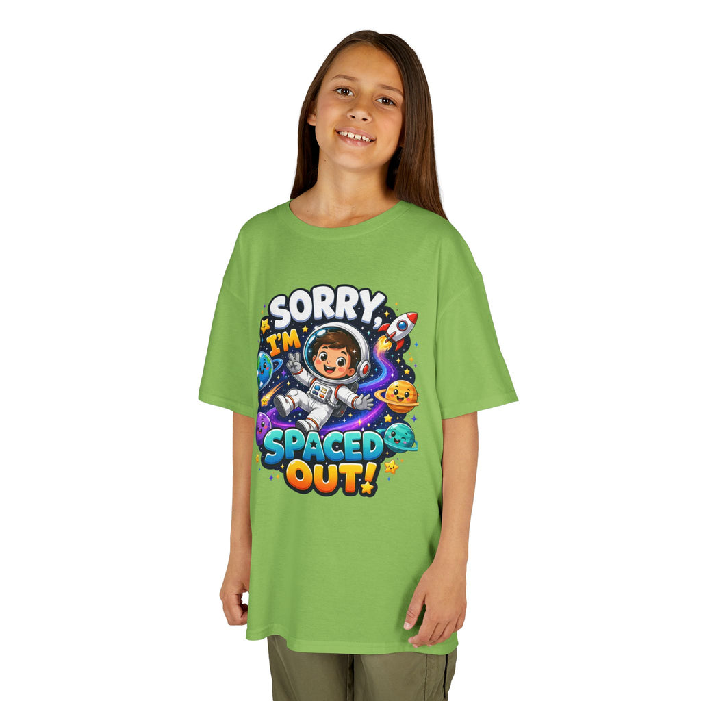 Spaced Out Kids T-Shirt — "Sorry I'm Spaced Out!" Cute Space Astronaut Tee